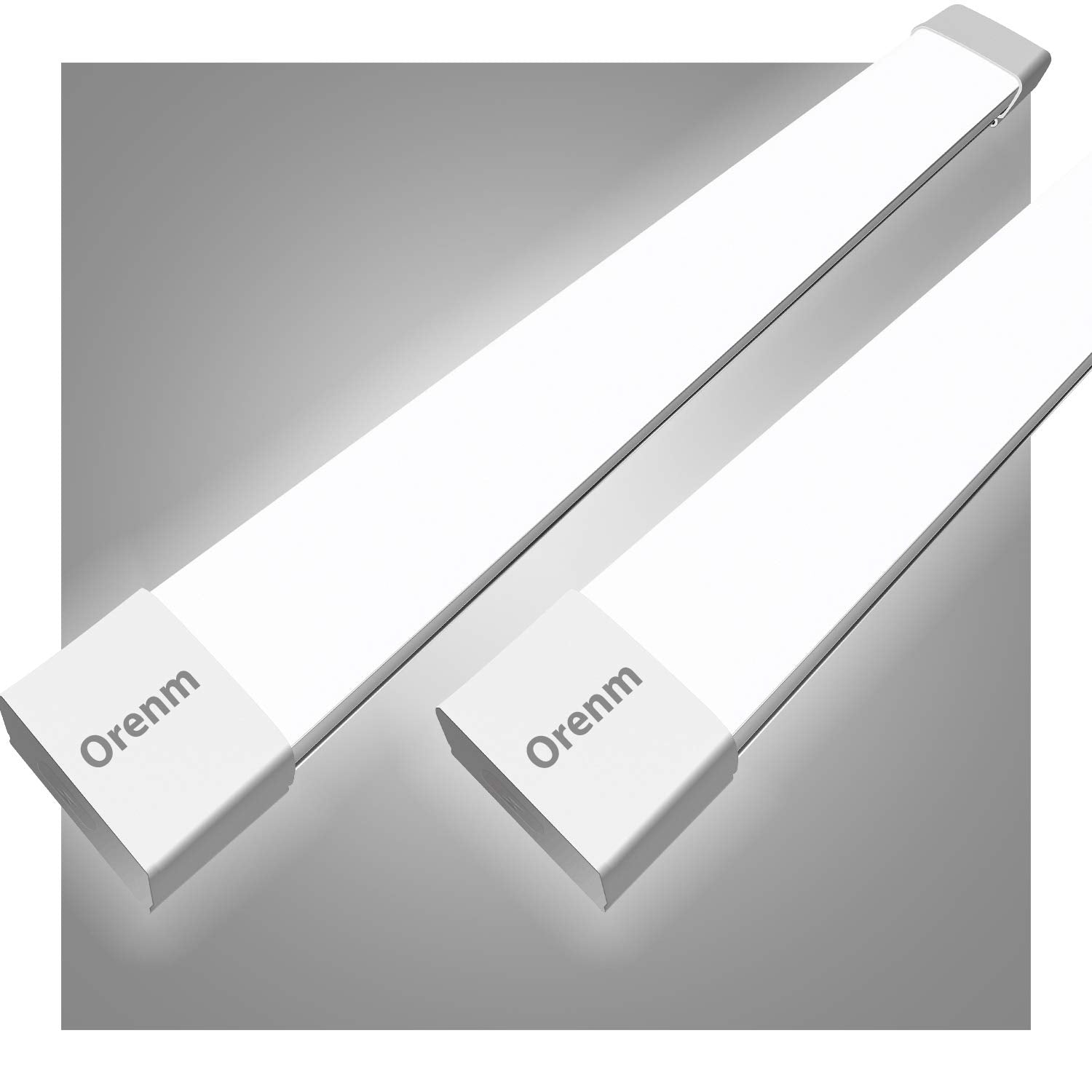 Plug And Play Linkable Waterproof Led Tube Light, 4Ft 36W 5000K With Switch Cord Easy Installed On Ceiling Or Wall Without Wirin