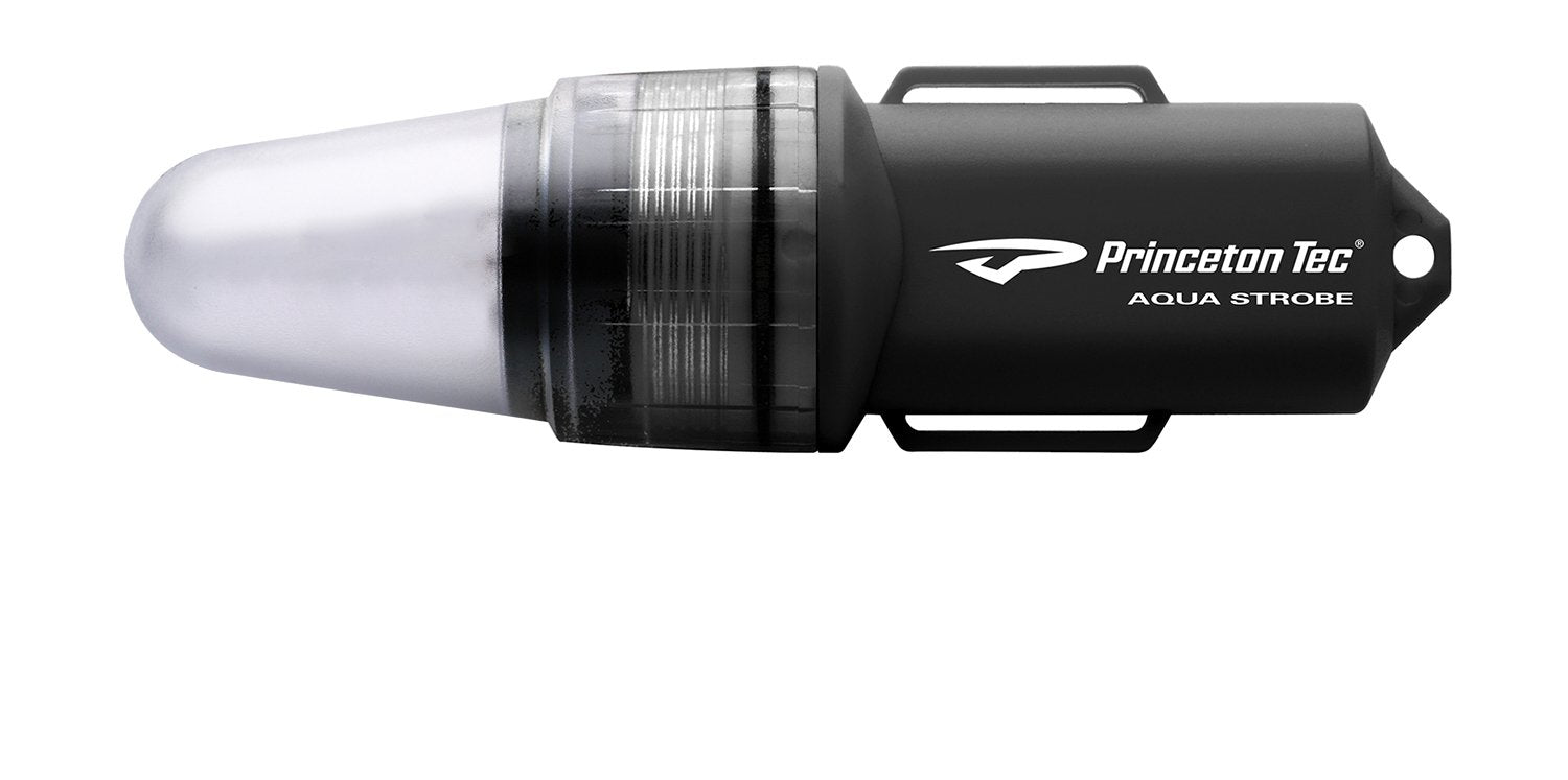 Princeton Tec Aqua Strobe LED Light - One Size, Black, Model AS-LED-BK, Plastic Material