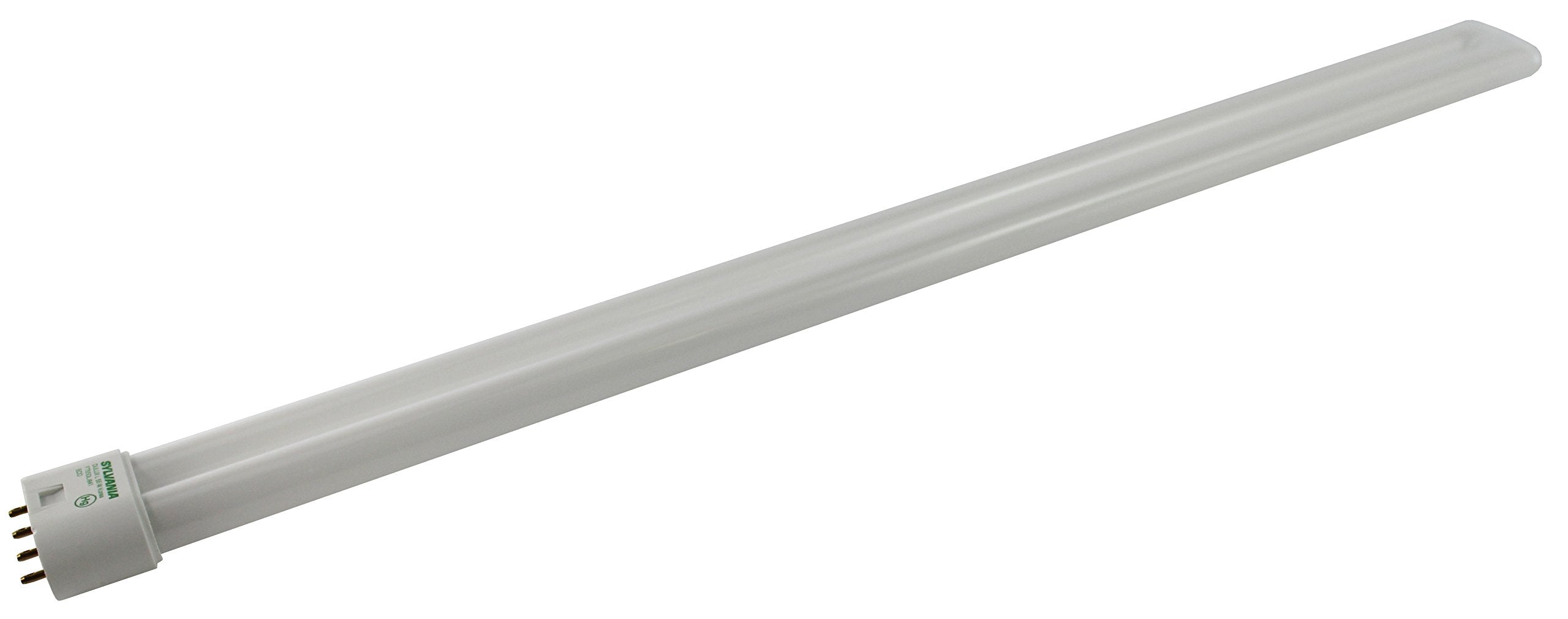 SYLVANIA Compact Fluorescent Light Bulb, 4 Pin Base, Model 046135205927, White