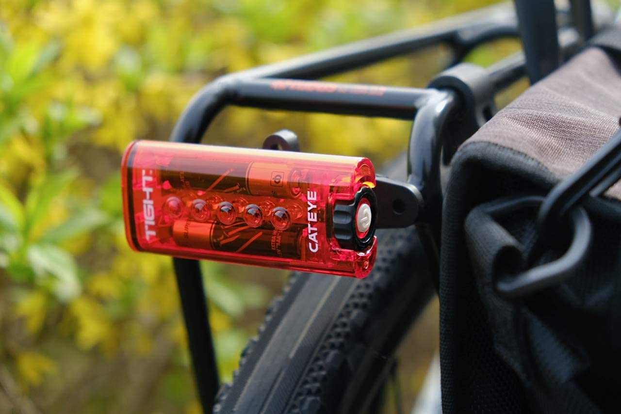 Cateye - Rear Rack Bracket | 50-80Mm Bolt Spacing | Safety Light Compatible