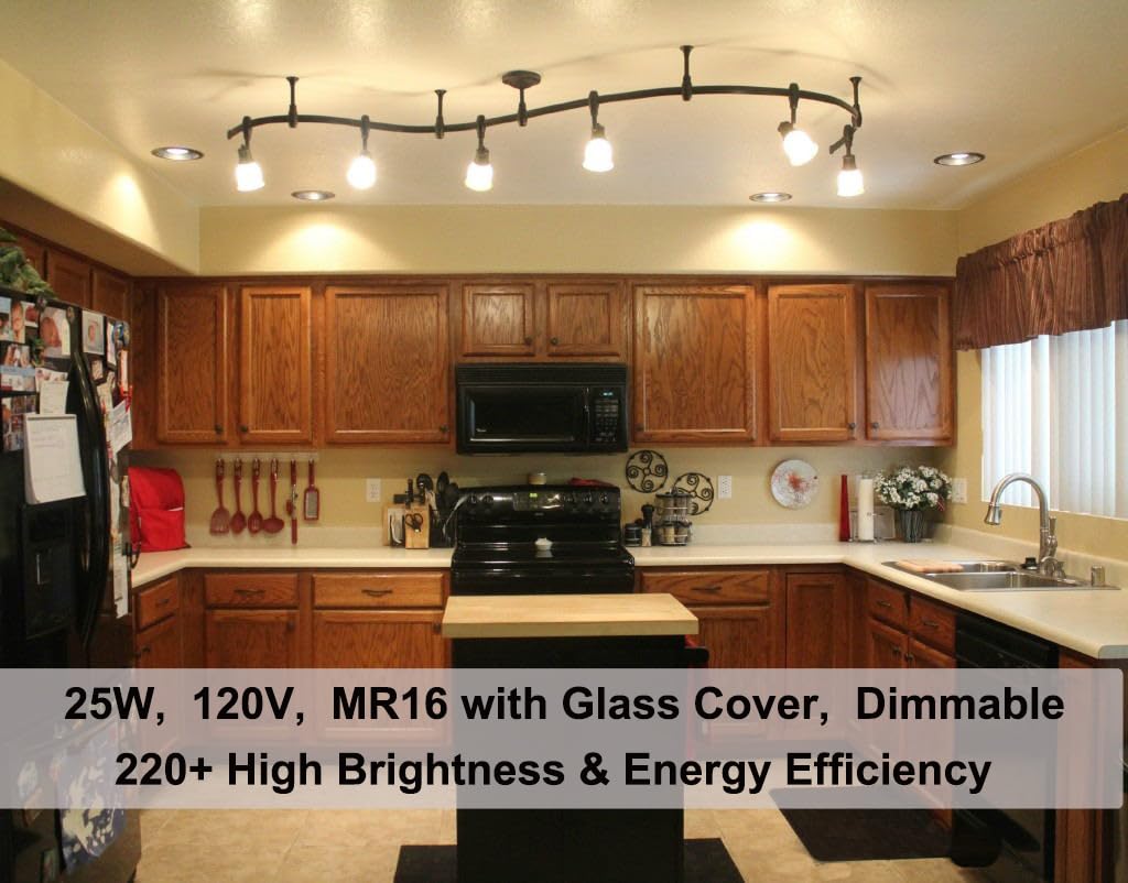 Vinaco Np5 Gu10 120V 25W Bulb Candle Warmer, 6 Pack Gu10+C 120V 25W Replacement For Wax Burner Light Bulb, Tart Burner Bulb, Warm White, Dimmable, Gu10 Halogen 25W Bulbs With Glass Cover.