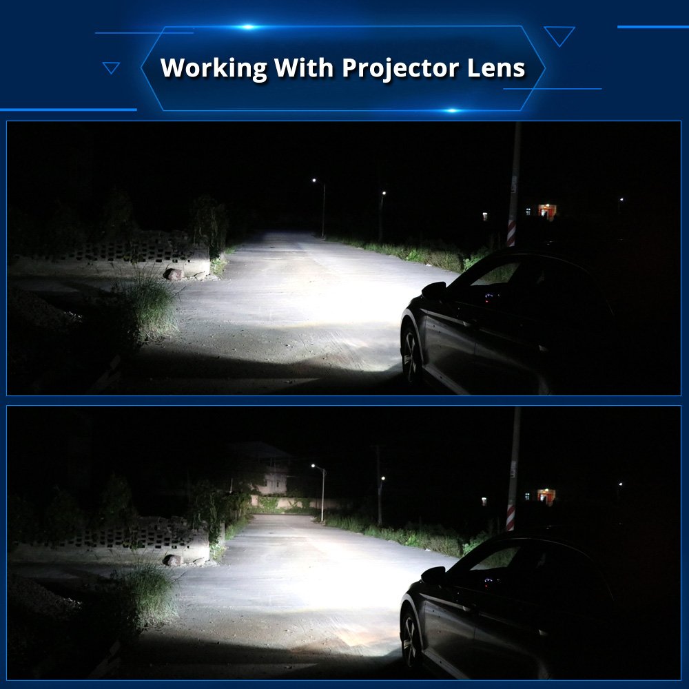 Dmex D1S Xenon Hid Headlight Bulbs 8000K White Blue 35W 66144 66140 85140 85415 Replacement - Pack Of 2