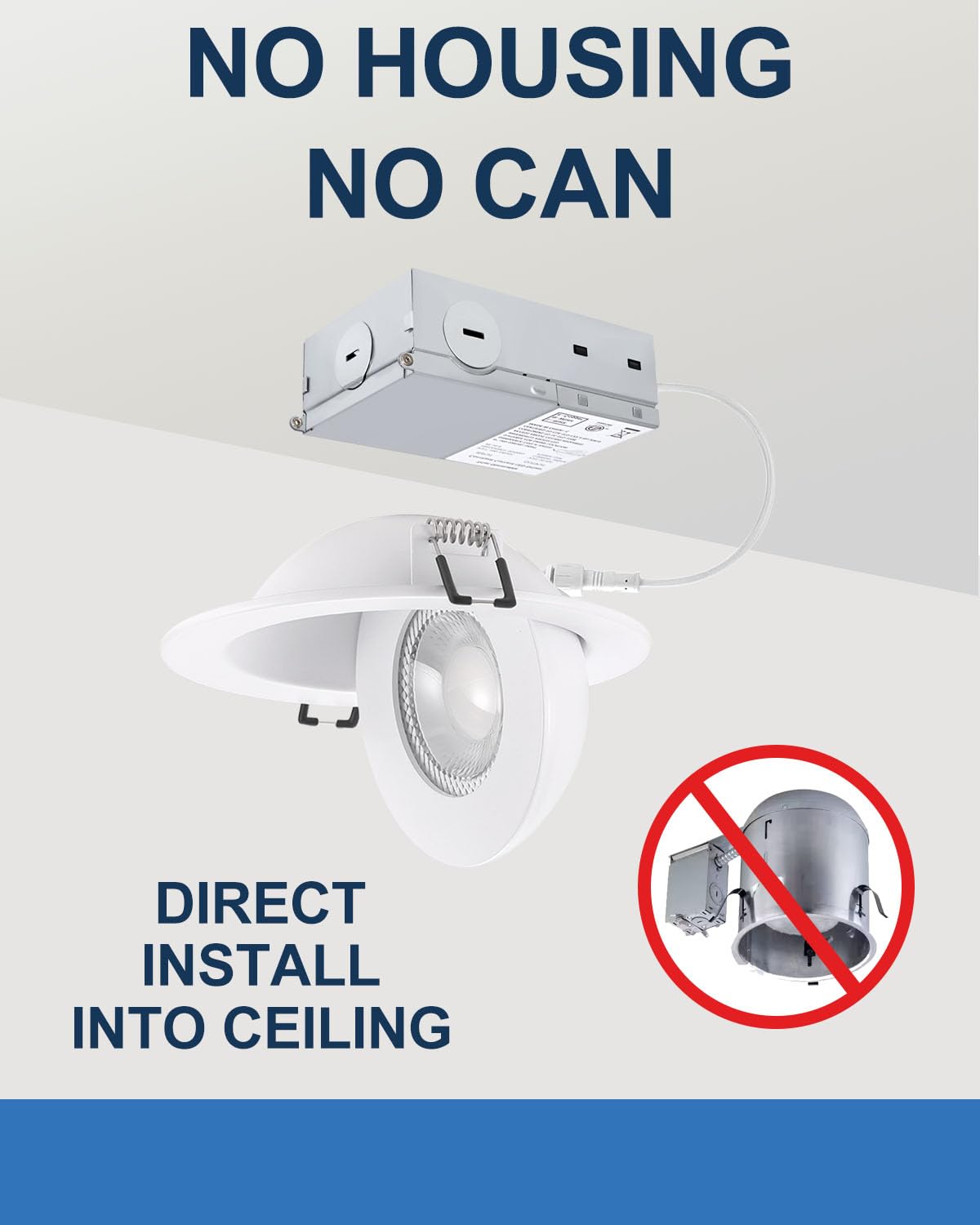 Popanu 4 Inch Led Gimbal Recessed Light  9W 750Lm Eyeball Sloped Ceiling Task Lighting  Soffit Wafer Indoor Directional Lighting  90 Tilt And 360 Rotation Recessed Lighting 4 Inch White 12Pack