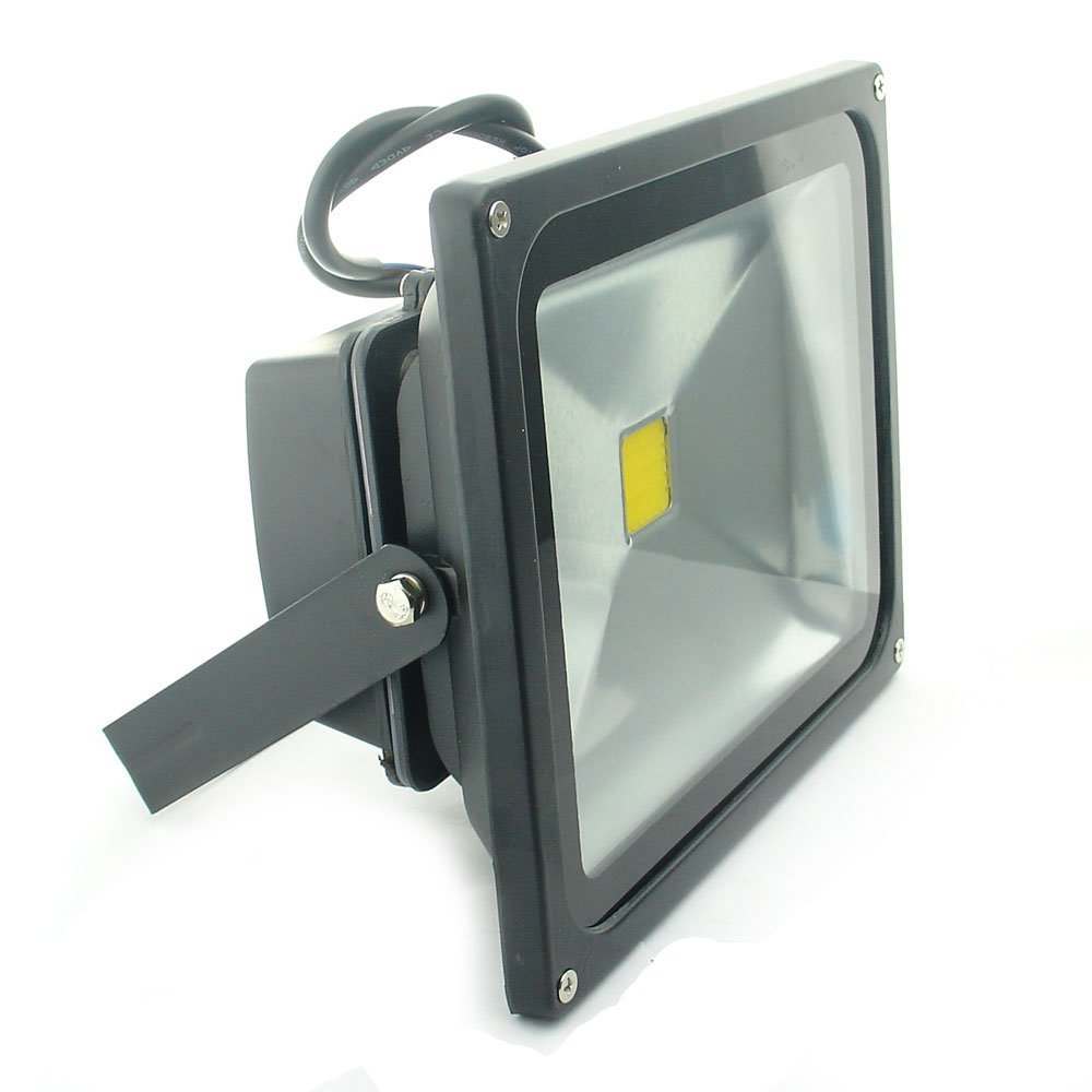 QUANS 30W LED Flood Light, Warm White, 12-24V AC/DC, Waterproof IP65, Model QSHU30W3-1224B