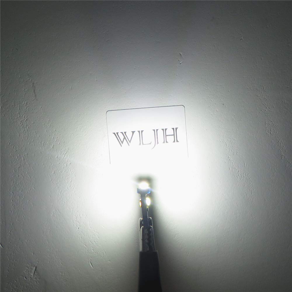Wljh 6X T5 Ed Wedge Bulbs Canbus Error Free 74 73 17 Extremely Bright White 3030 Chipsets For Auto Car Led Gauge Cluster Dashboard Light Lamp Instrument Panel Indicators