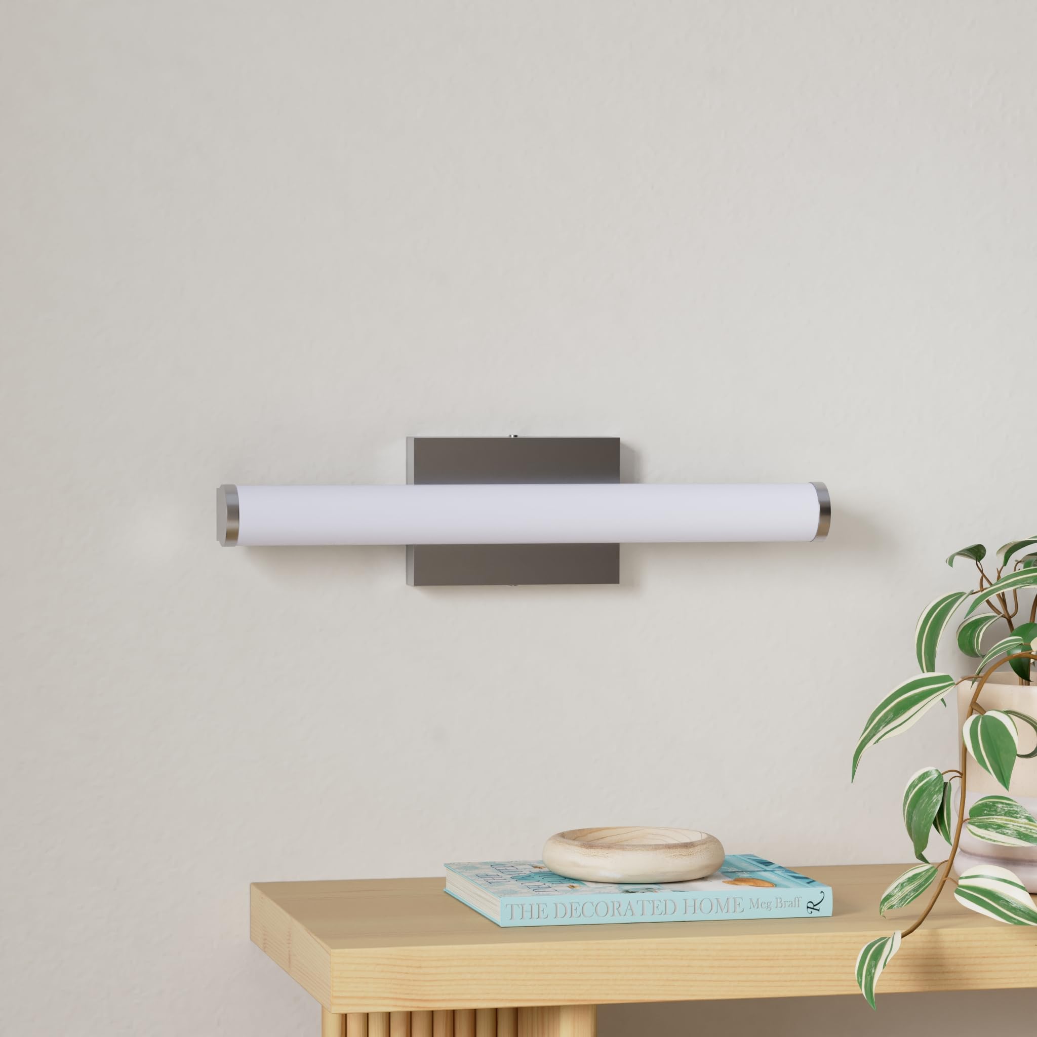 Asd Led 18 Inch Wall Mount Vanity Lighting Fixture | 20W 1500Lm 3000K-5000K 120V | 3Cct, Dimmable, Energy Star, Etl Listed | Bat