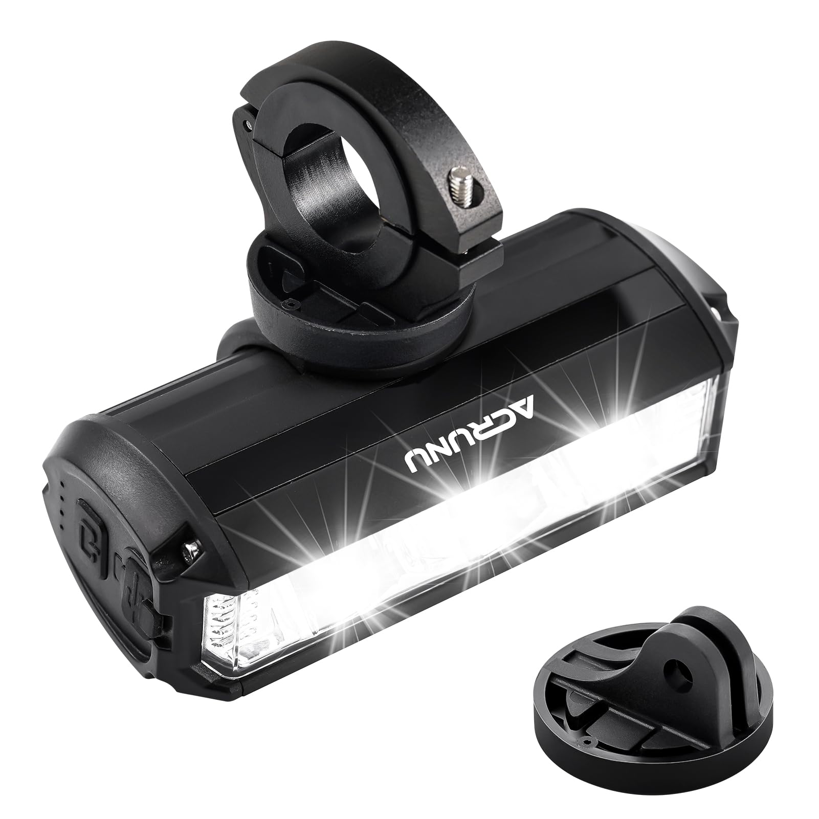 Super Bright LED Bike Light USB Rechargeable Bicycle Headlight-5 Modes Waterproof Bike Headlight Mountain Off-Road Cycling Commuting (Small Pro)