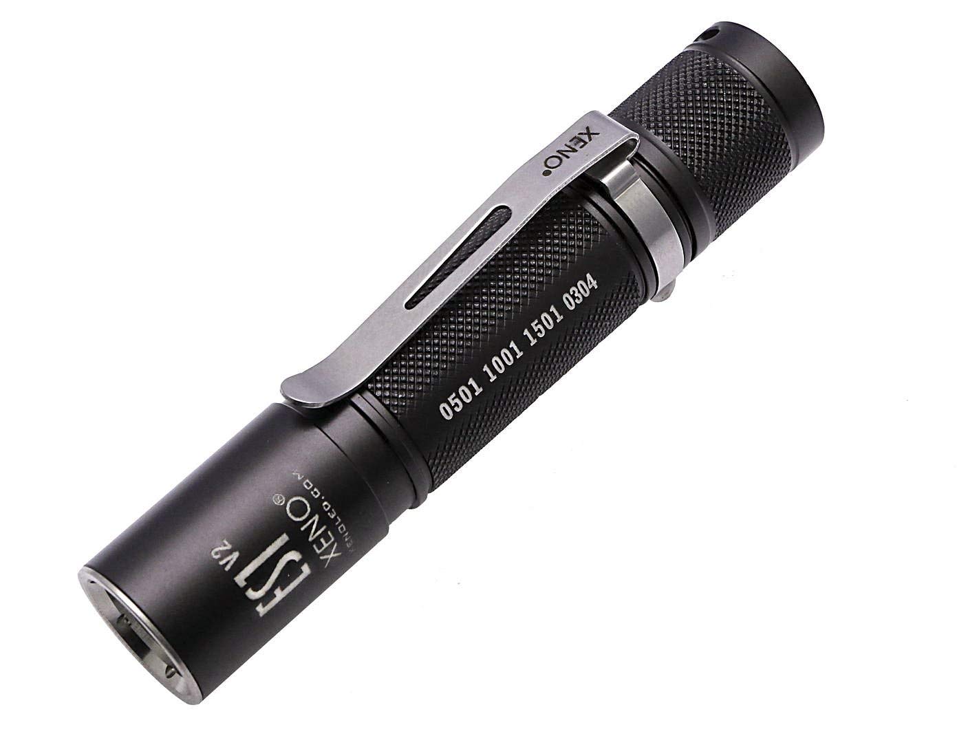 Xeno Waterproof Mini Military Standard Flashlight Es1 With Aa Battery*1 - Ww (Warm White)