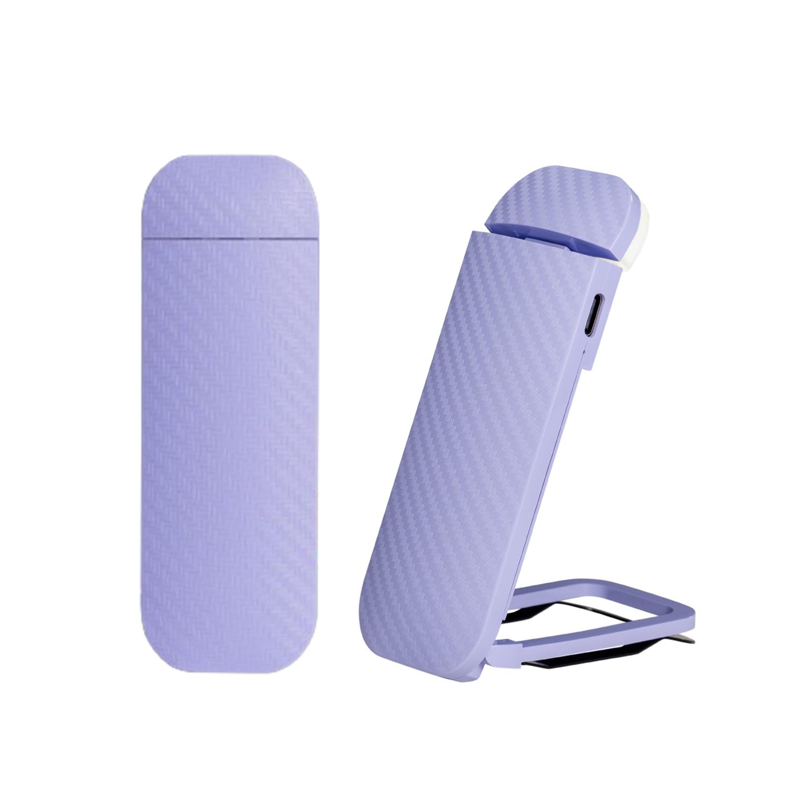 HEMONNKAM 2 Pack Rechargeable Reading Light, Clip-on Book Lights for Reading at Night in Bed, Purple