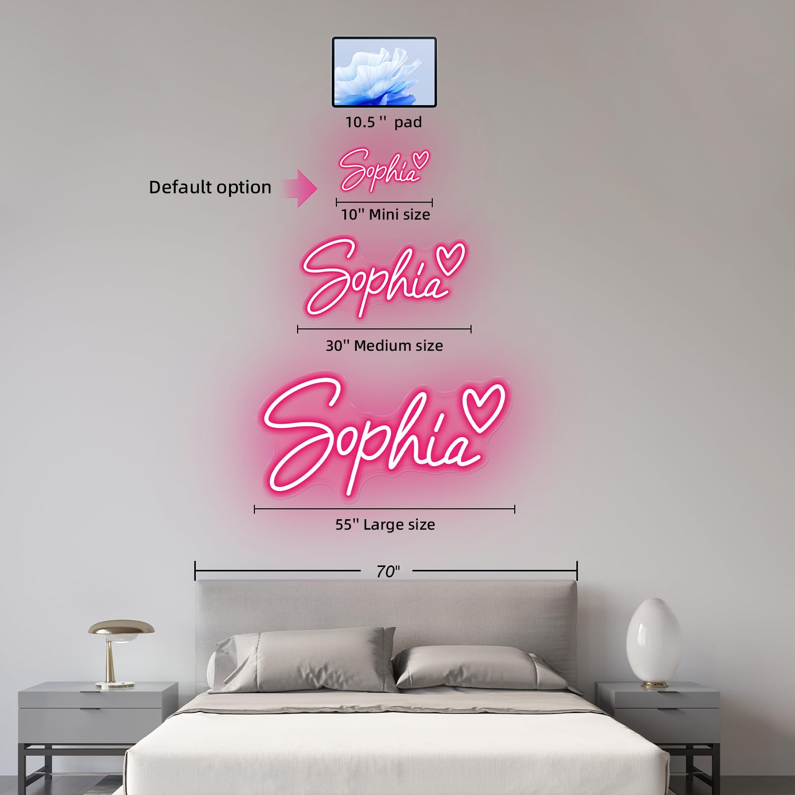 Mrsseasy Lets Party Neon Sign - 16 7 Neon Sign, USB Powered, Warm White