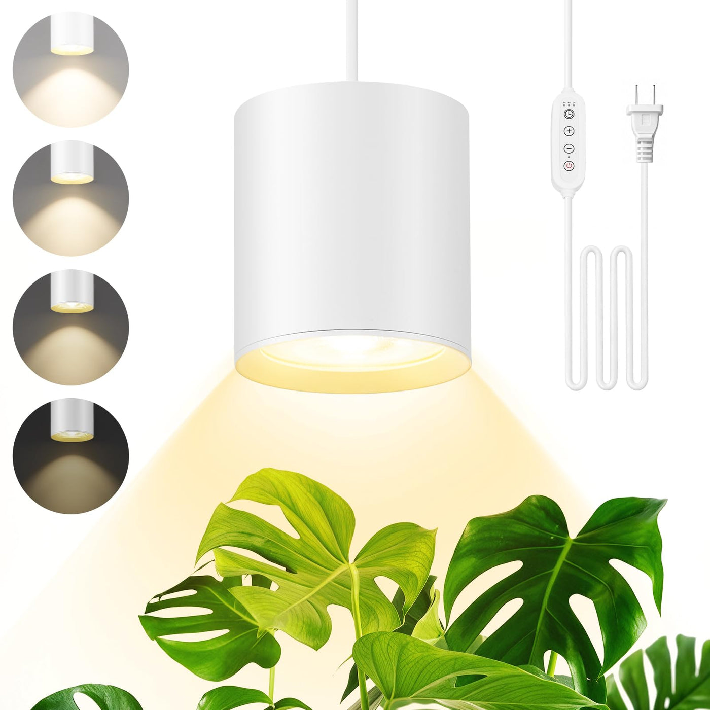 grow light for hanging plant Airseafar Dimmable Hanging Grow Lights for Indoor Plants, Full Spectru – Lightsdaddy