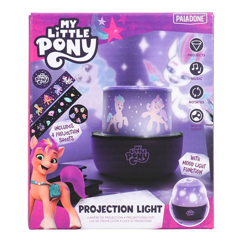 My Little Pony Projection Night Light, My Little Pony Scenes Decoration for Walls and Ceiling, Officially Licensed My Little Pon