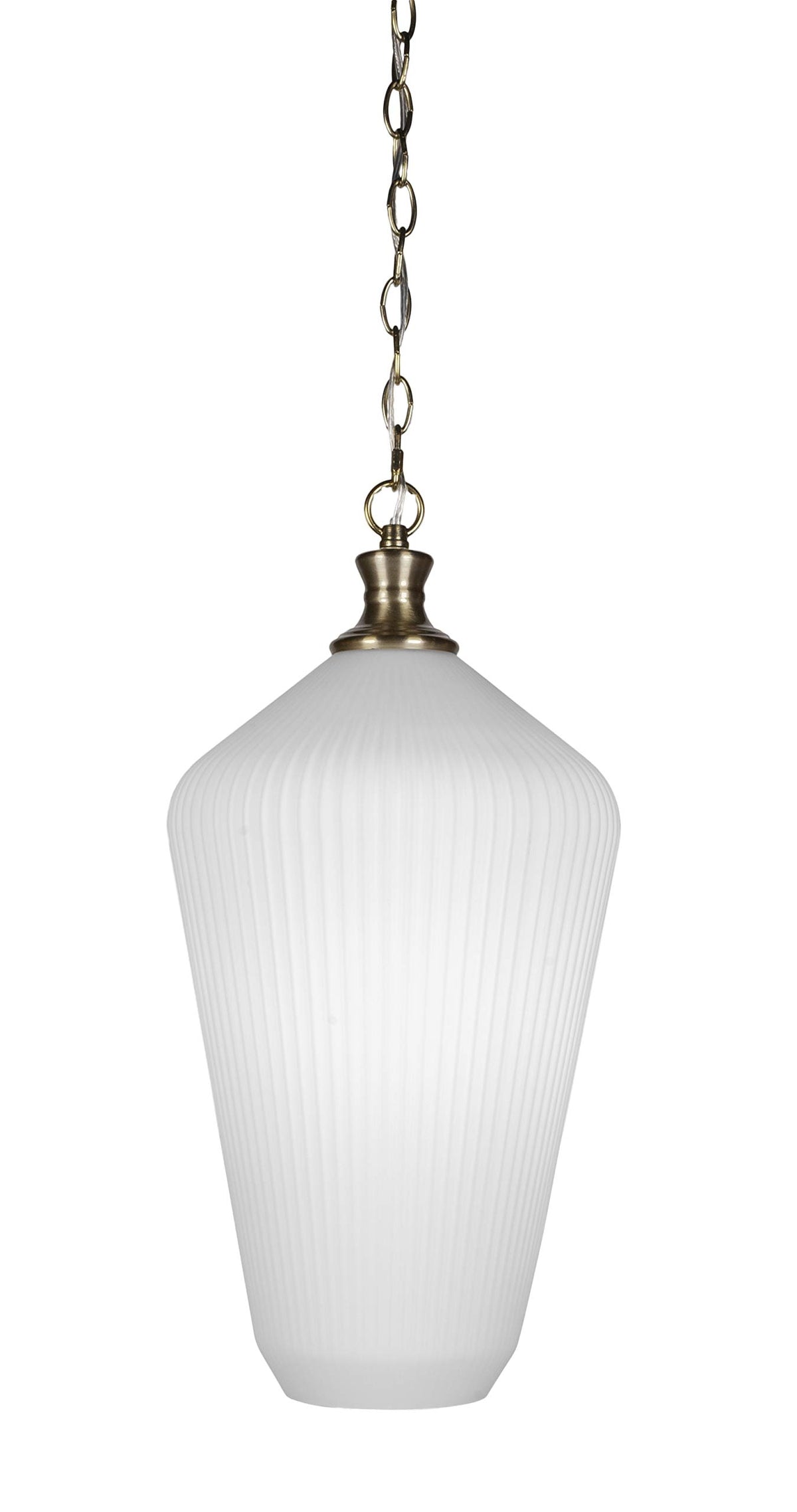 Toltec Lighting Carina 1 Light Pendant In New Age Brass (93-Nab-4651)