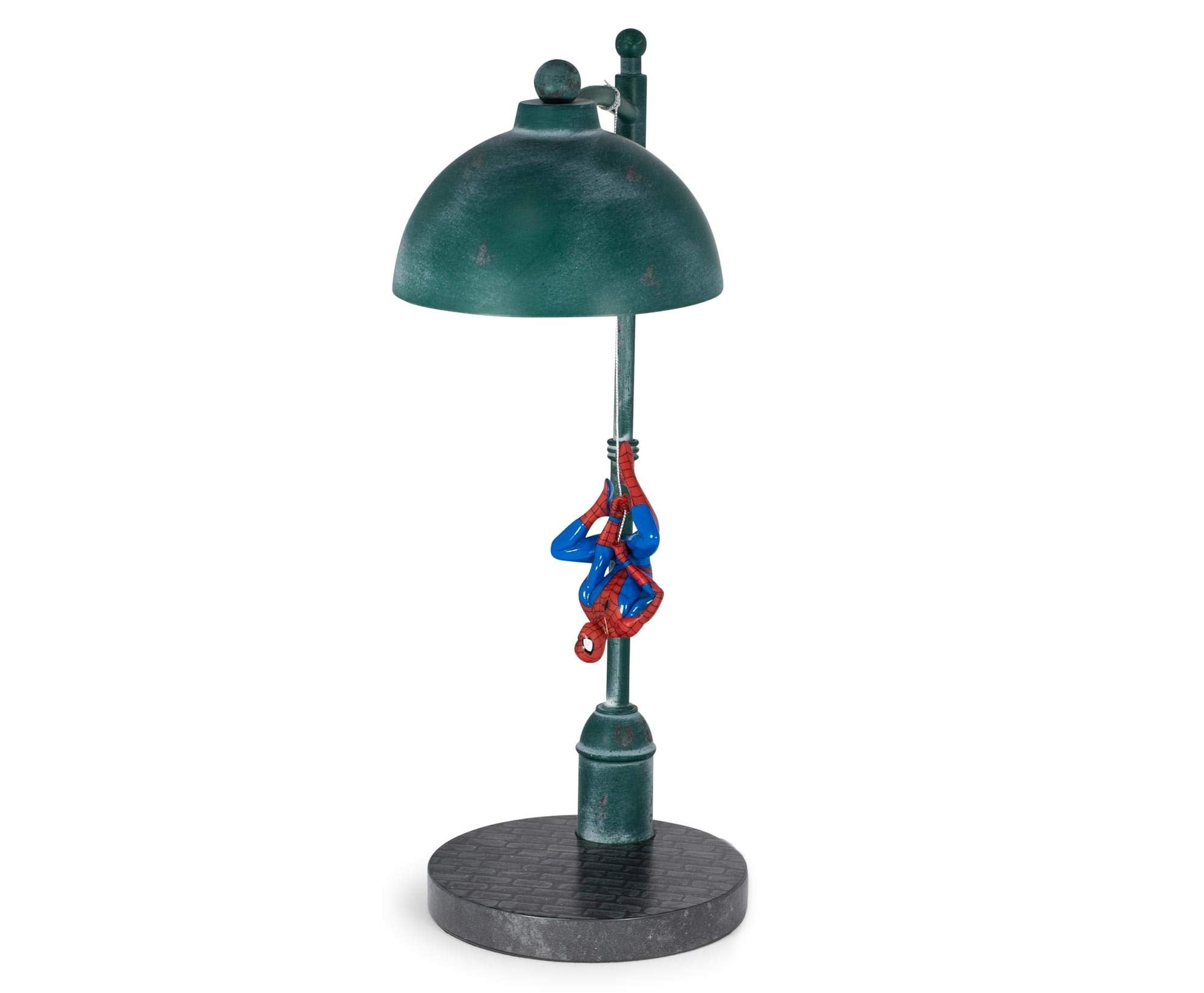 Spider-Man LED Mood Light Desk Lamp | 16 Inches Green | Model 16346 | Cast Material