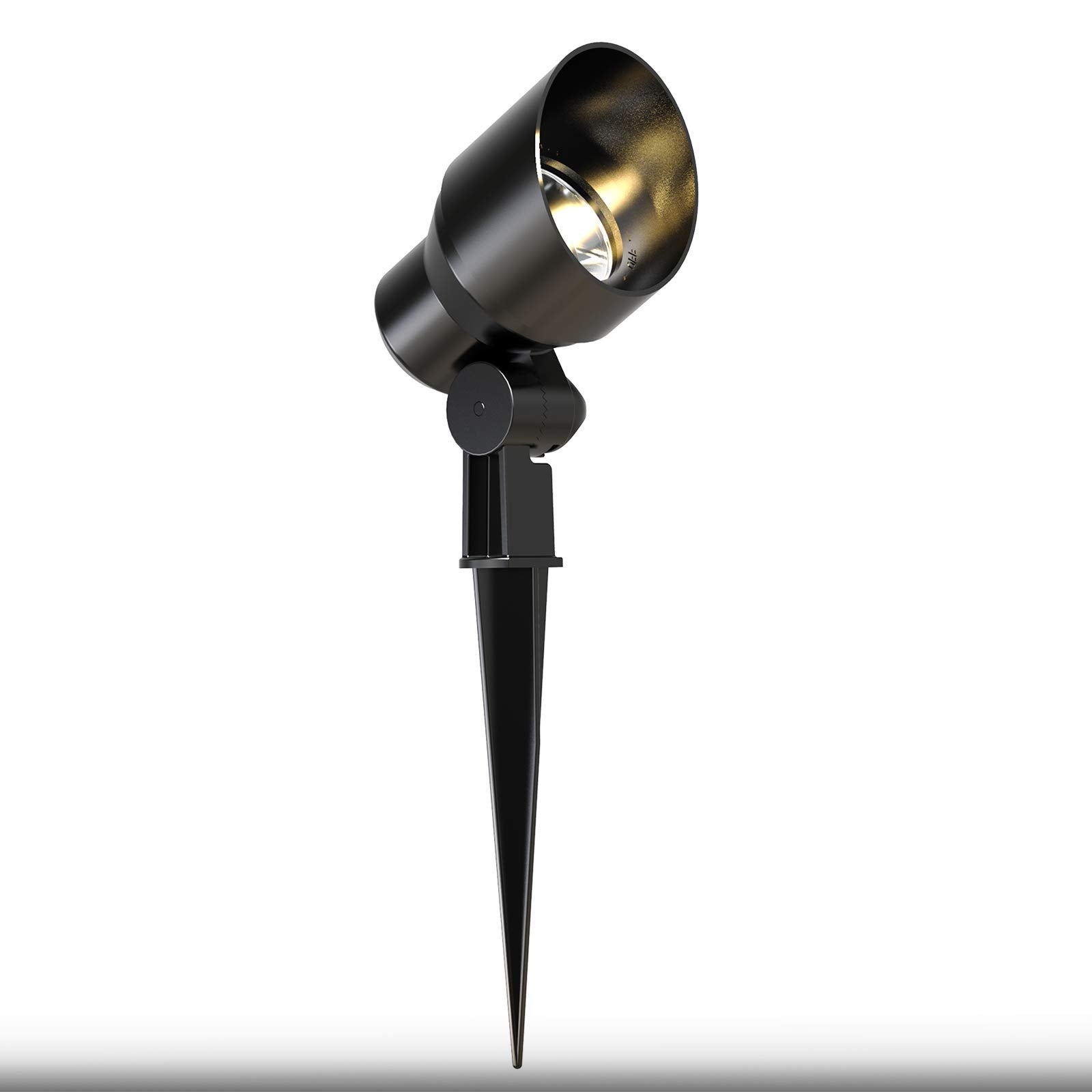 Malibu Low Voltage Outdoor Spotlight, 20W Weatherproof Aluminum Light, Black, Model 43397-22256