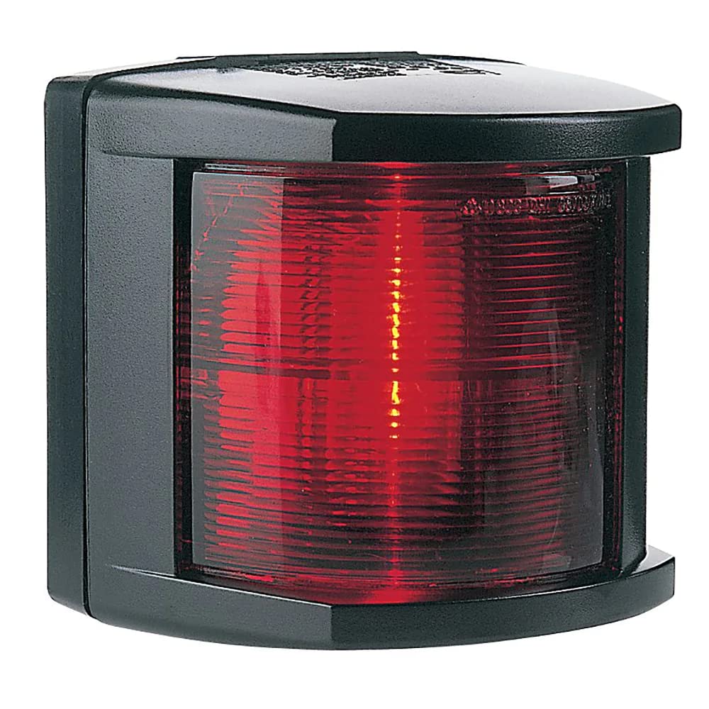 Hella Marine Port Navigation Light - Incandescent - 2Nm - Black Housing - 12V