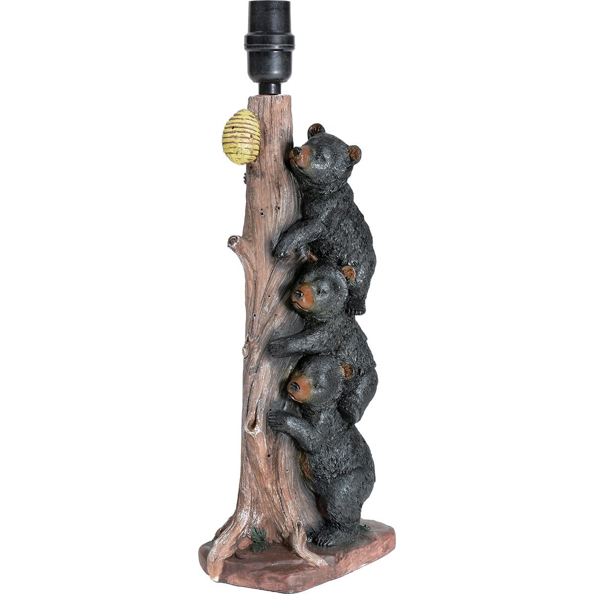 BLACK FOREST DECOR Three Black Bears Figurine - Model 674956108839