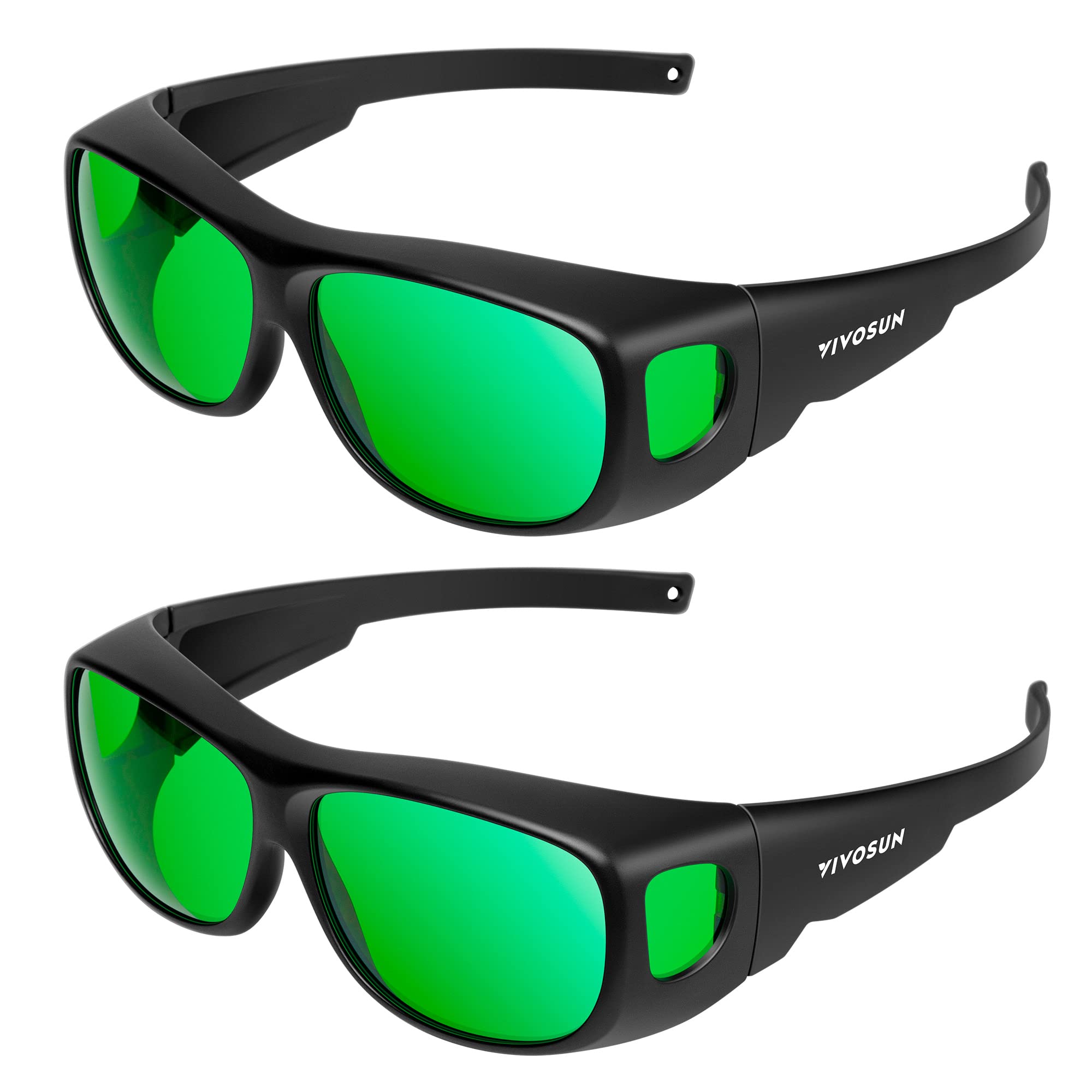Vivosun 2-Pack Indoor Hydroponics Led Grow Room Glasses With Glasses Case