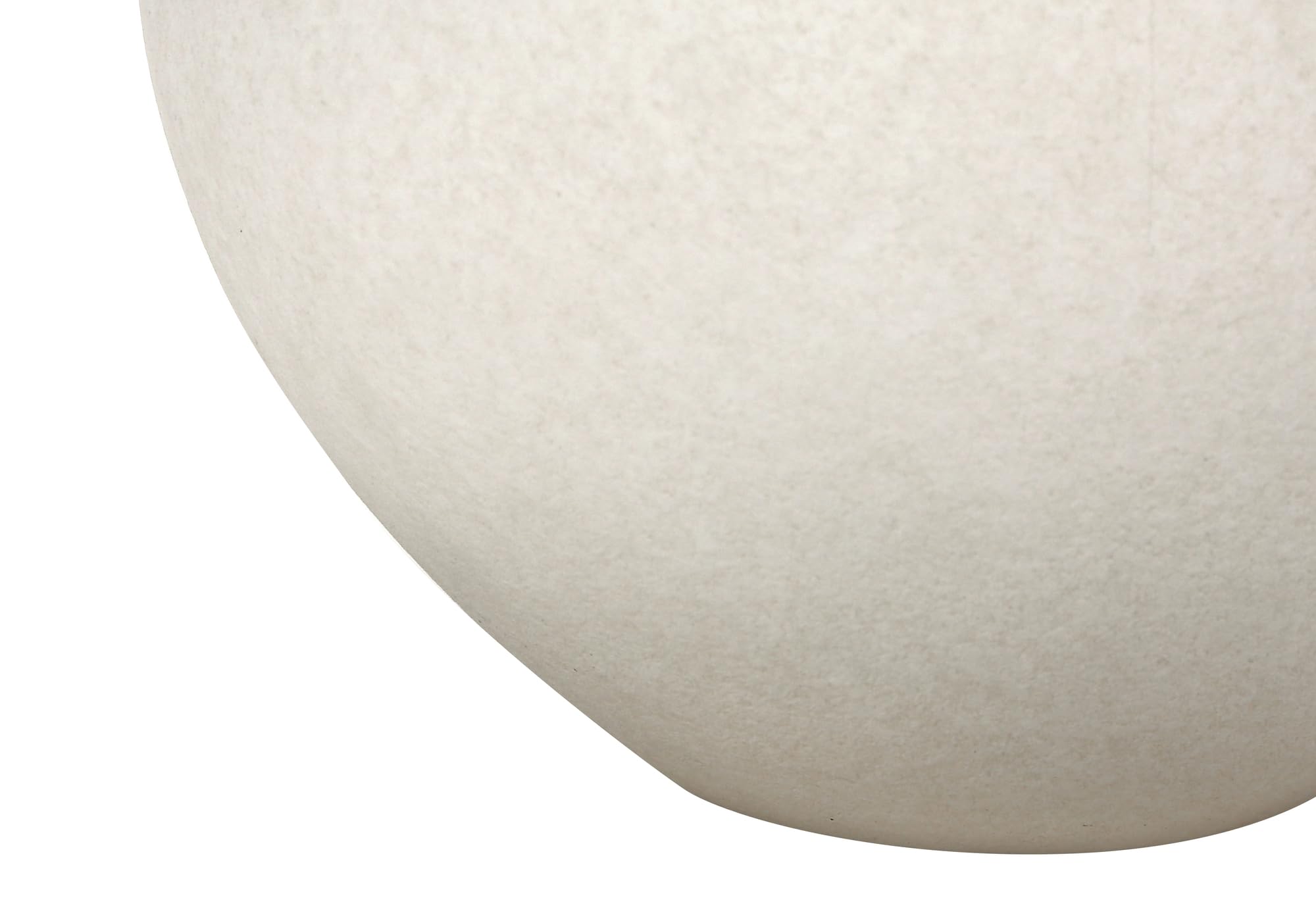 Monarch Specialties I 9631 Table Lamp, Cream Ceramic, 13"L x 13"W x 16.25"H, Contemporary Design, Cream Shade
