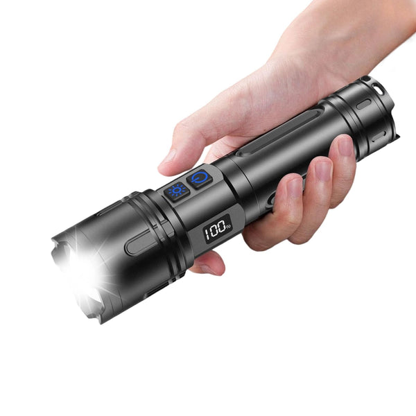 Relybo Rechargeable Flashlights High Lumens, Led Flashlight 2600 Lumens, Super Bright Flashlights Battery Powered, Long Rang 500 – Lightsdaddy