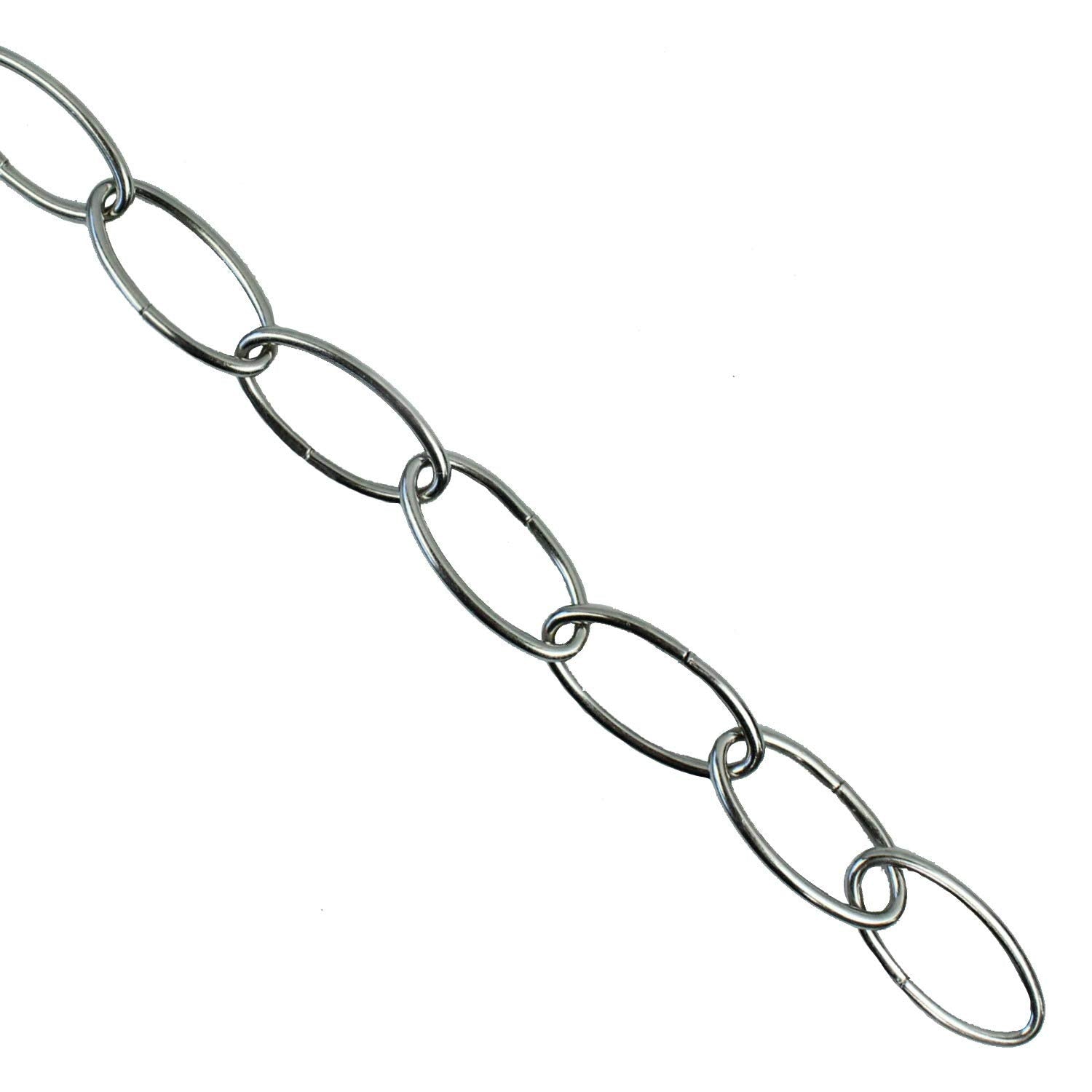 Blue Donuts Chrome Chain Extension, 36 Inches Long, Durable Metal, Strong Hold