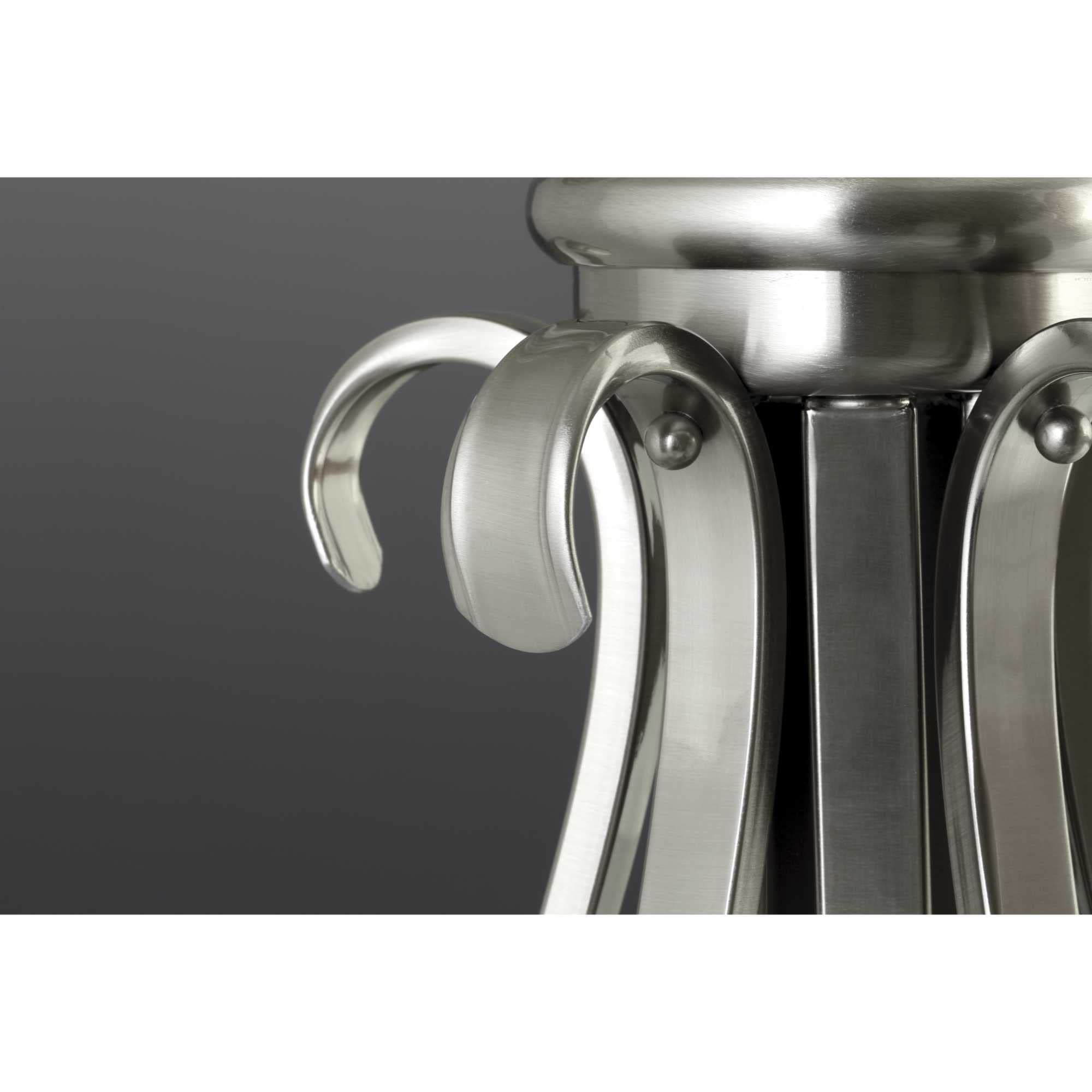 Progress Lighting P3184-77 2-Light Close-To-Ceiling Fixture, 14-5/8in Diameter, Forged Bronze, Alloy Steel, Tea Stained Glass Bowl