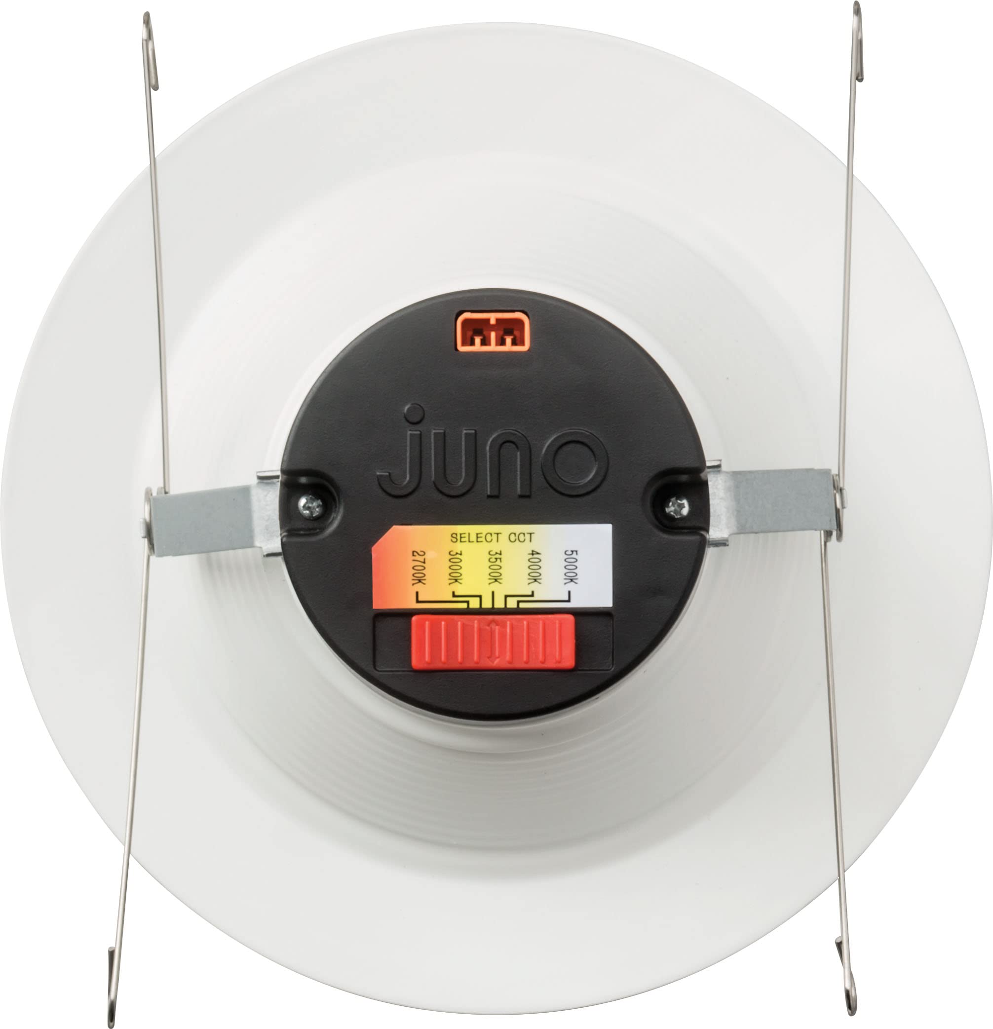 Juno 65Bemw 12Lm Sww5 90Cri M6 E-Series 5-6 In. High Lumen Led Round Switchable Color Temperature In 5 Options, Baffle Trim Modu