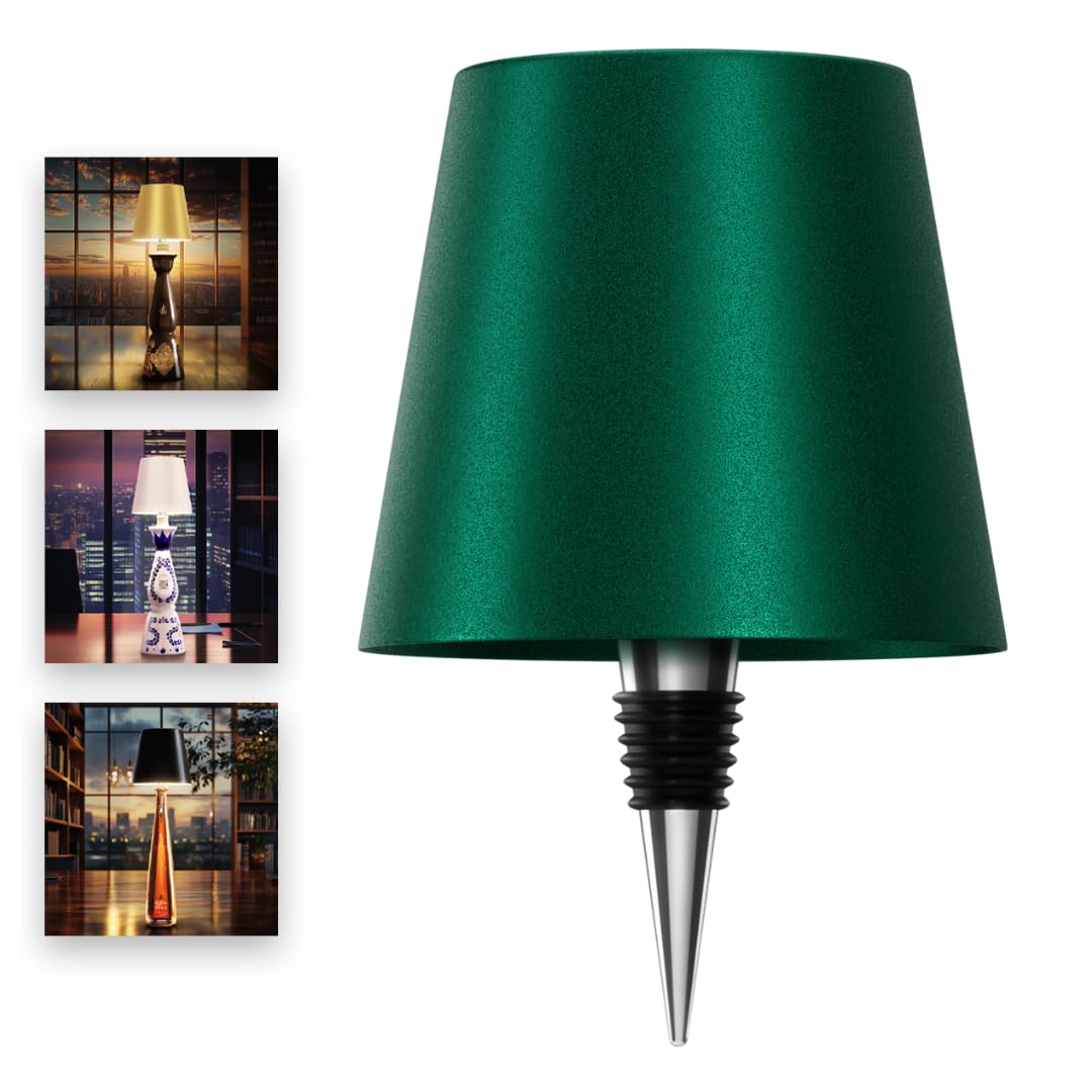 PRIDOLA Wireless Bottle Lamp for Any Type of Bottle - LED Bottle Lamp for Indoor & Outdoor - 100% Waterproof - 3000K Warm Light 