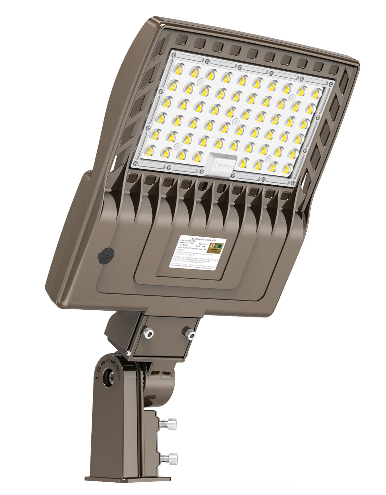 Kukuppo 200W Led Parking Lot Lights With Photocell  Dlc Ul Listed Industril Grade Led Shoebox Street Pole Light Flood Light 30000Lm 5000K Ip65 Waterproof Commercial Lighting Slip Fitter 110V 120V