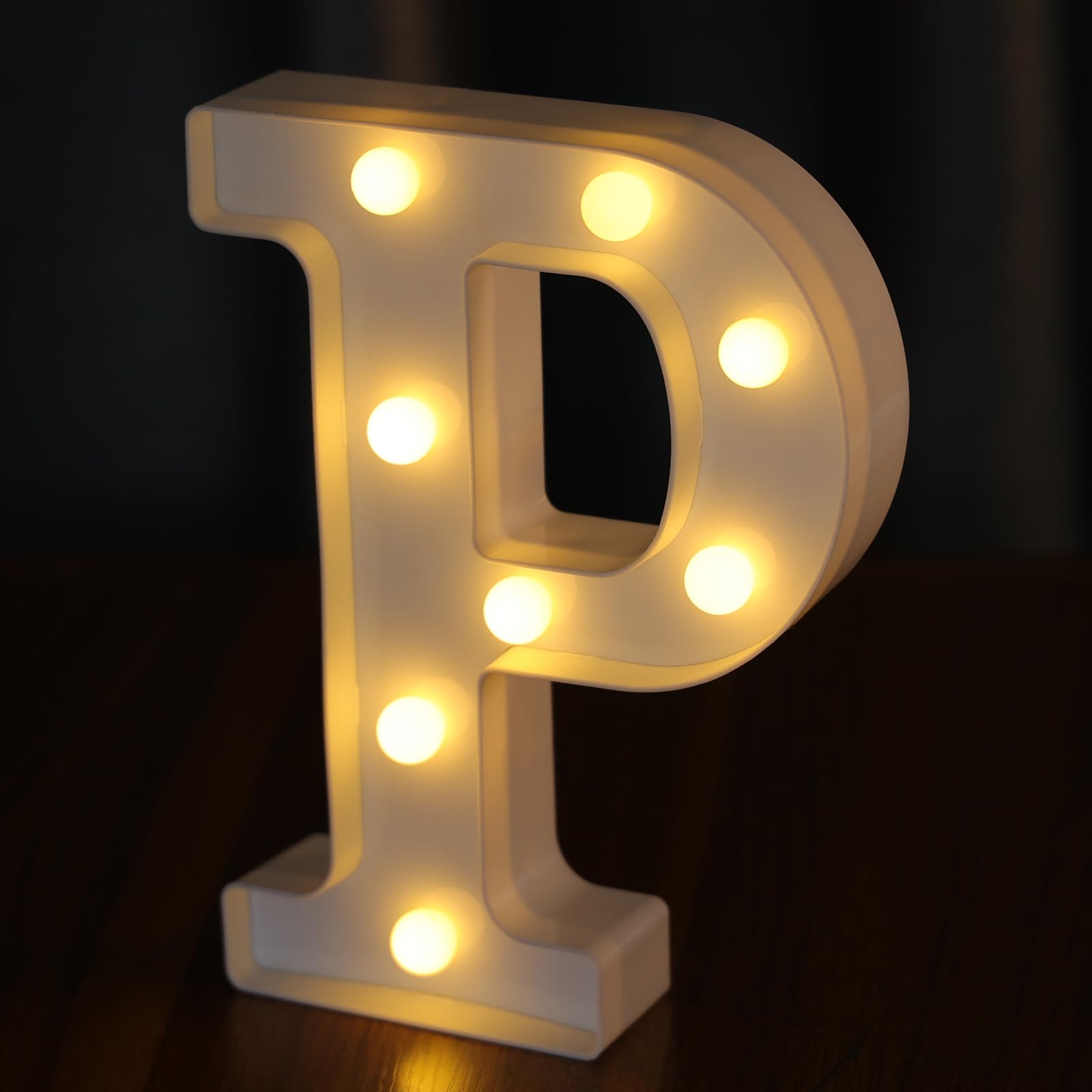 IFDGCTK Light Up Letters - LED Alphabet Marquee Lights, Portable Acrylic, Warm Light, Battery Powered, Home Decor