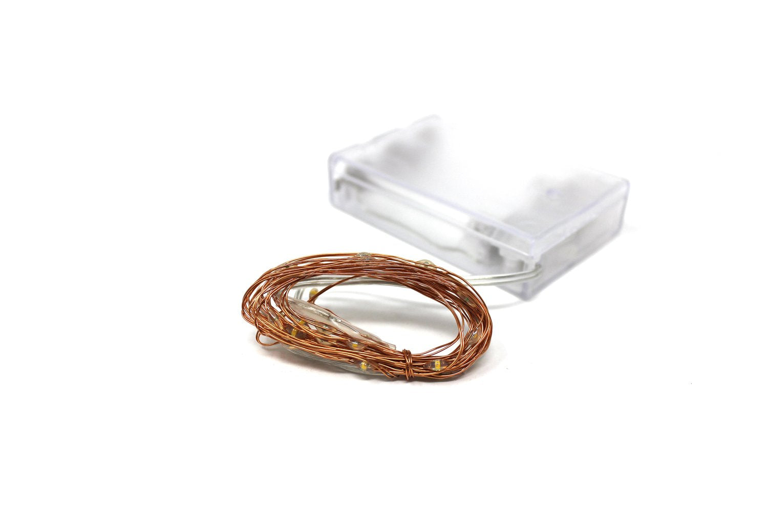 Perfect Holiday 20 2M LED Battery Operated Lights, Warm White, Copper, Model 600098.0