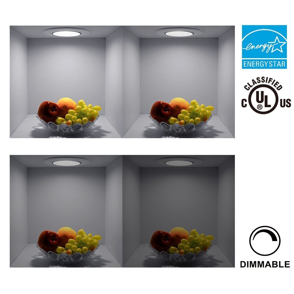 Torchstar Y00Nfhe1Gy 5-6 Inch Retrofit Led Gimbal Downlight, 1 Pack