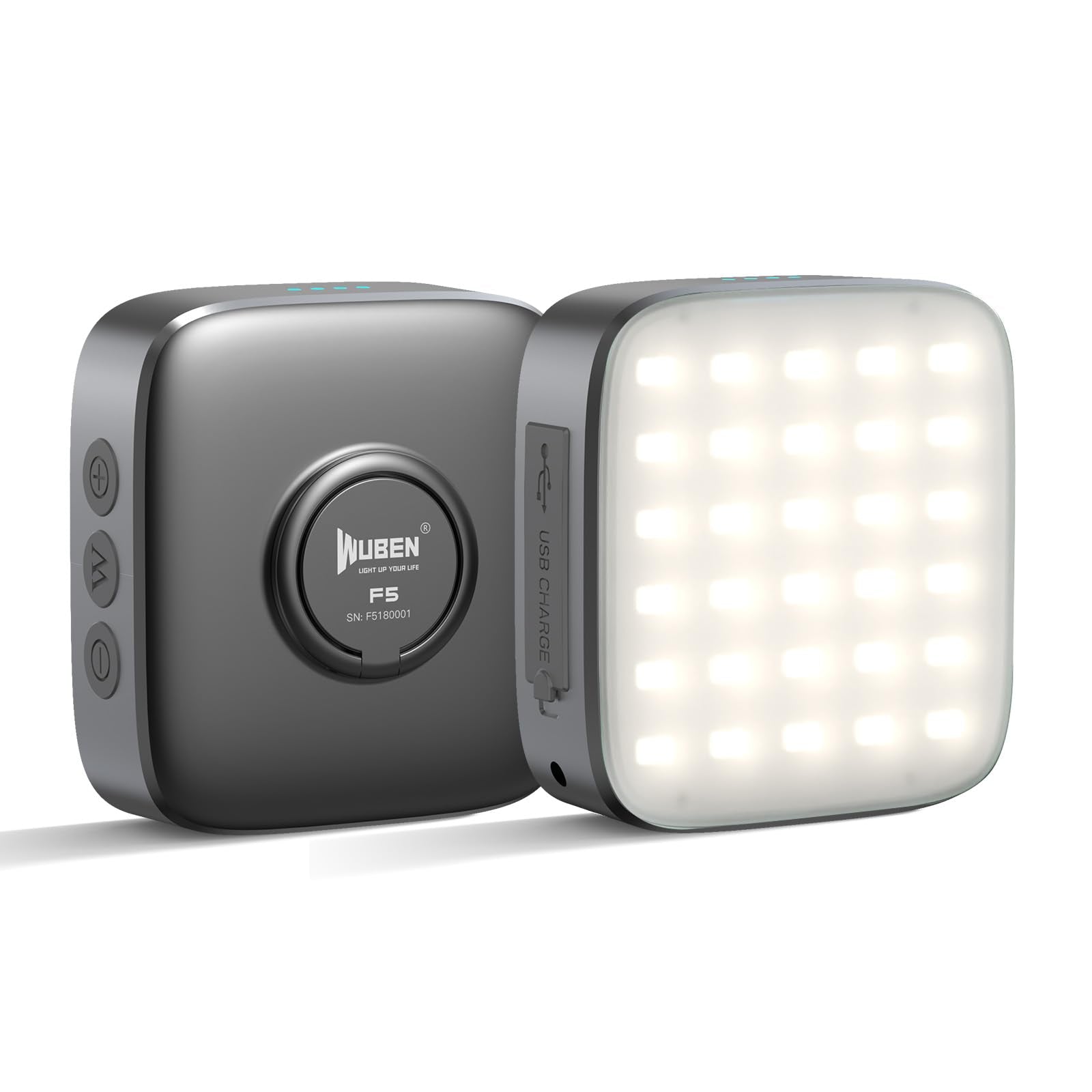 Wuben F5 Camping Lantern 500Lm Rechargeable Lantern, 5200Mah Portable Led Camping Light Up To 500 Hours, Ip64 Waterproof Camping