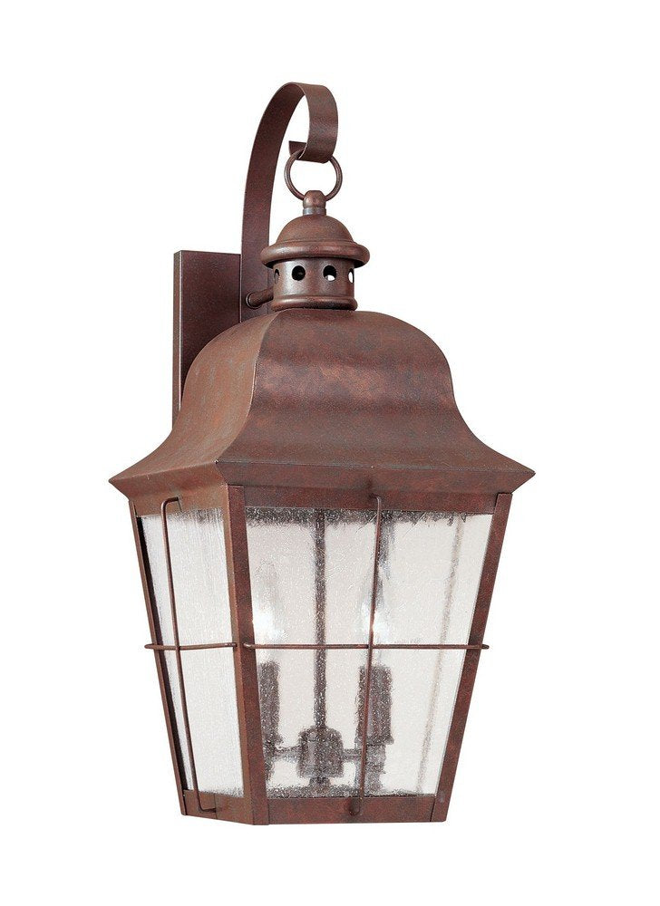 Generation Lighting 2-Light Chatham Traditional Outdoor Wall Lamp Weathered Copper 8463-44 | Outdoor Light is Lovely Wall Lamp f