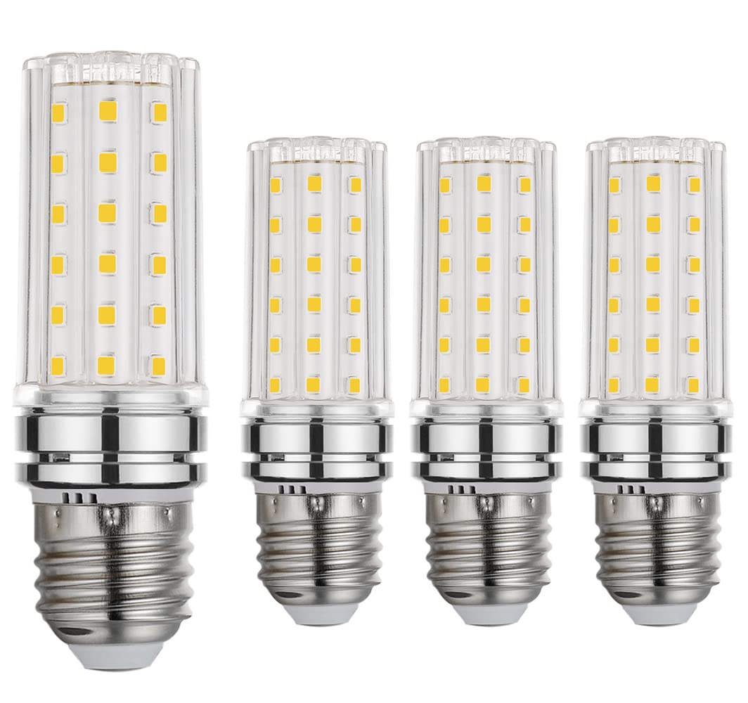 Bogao E26 Led Bulb, 12W Warm White 3000K Led Bulbs, 80-100 Watt Light Bulbs Equivalent, E26 Screw Base,1200 Lumens Led Lights (4