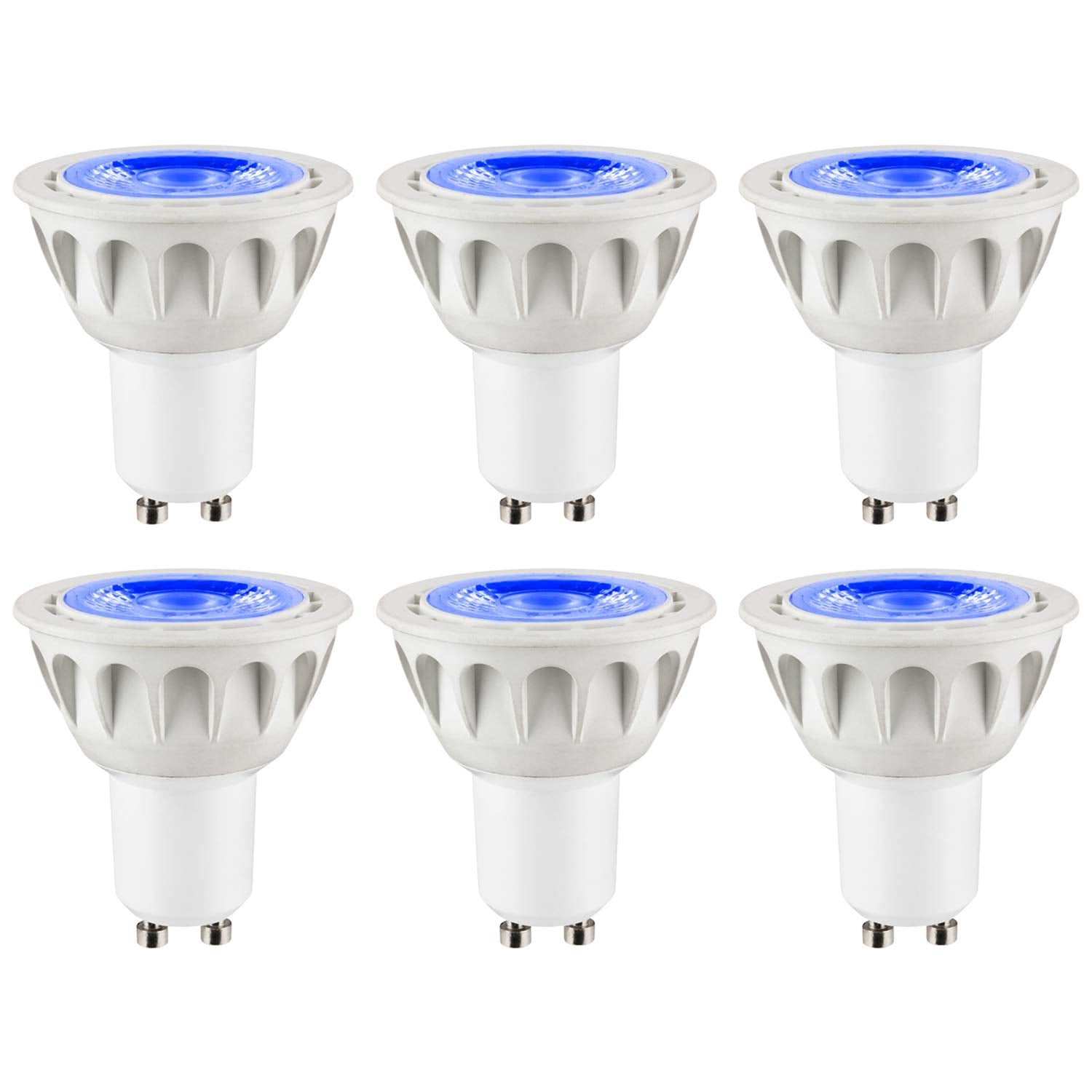 Sunlite Blue LED PAR16 Bulbs, 120V, 3W (25W Equivalent), GU10 Base, 15,000 Hour Lifespan, 40° Beam Angle, 