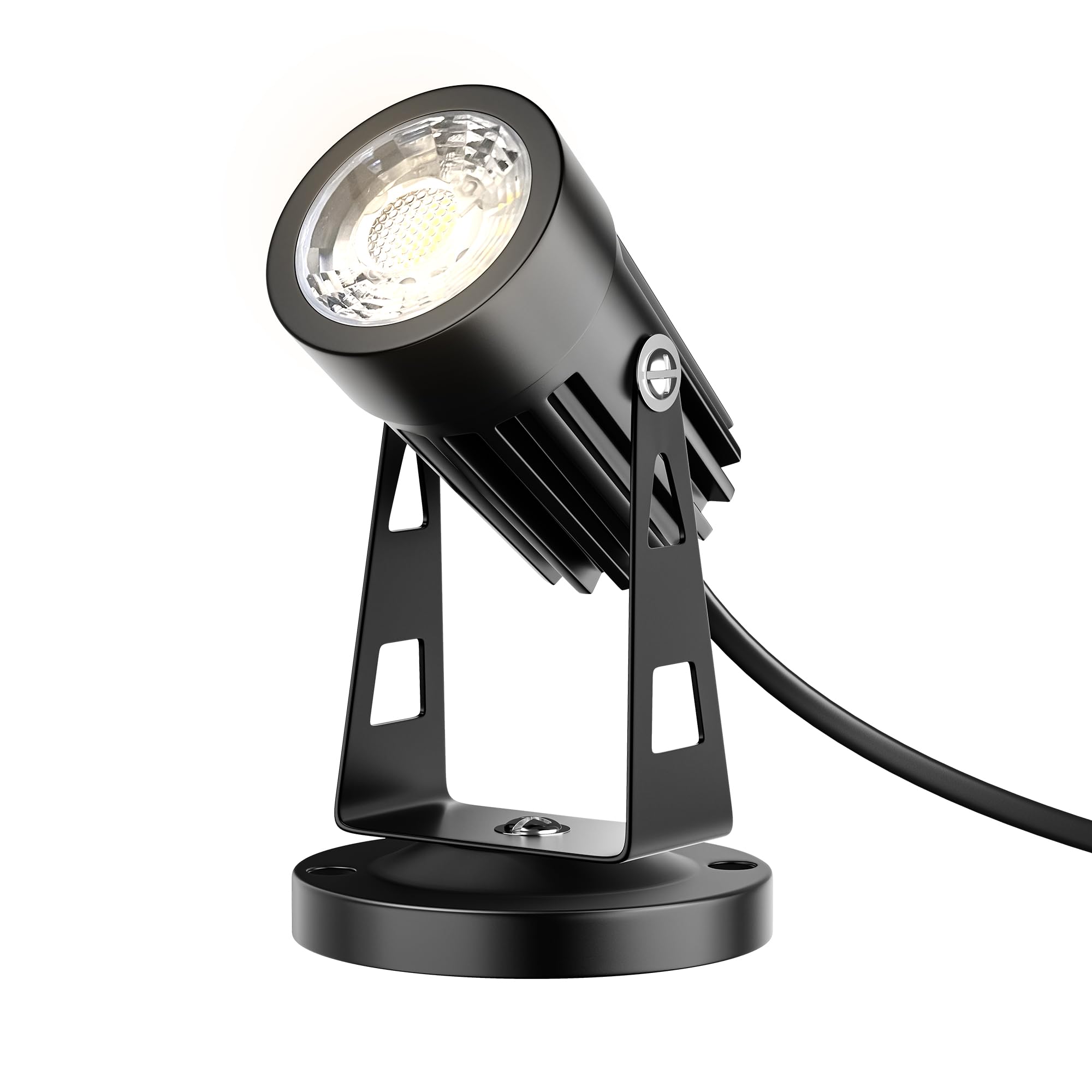 JIAQIYAN LED Indoor Plant Spotlight, 3W Floor Lamp Plant Up Lighting, 3000k Warm White Spotlight Indoor Graphic Light Accent Lig