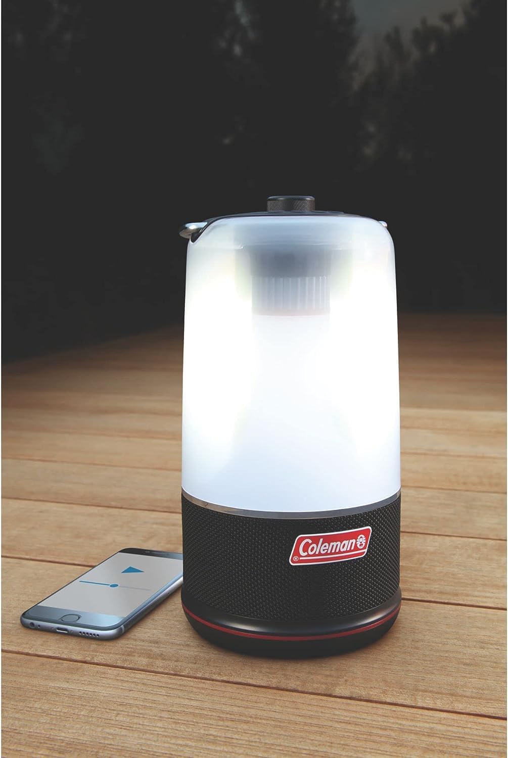 Coleman Lantern Light and Sound 400L, Plastic, One Size, Black, Model 2000033083