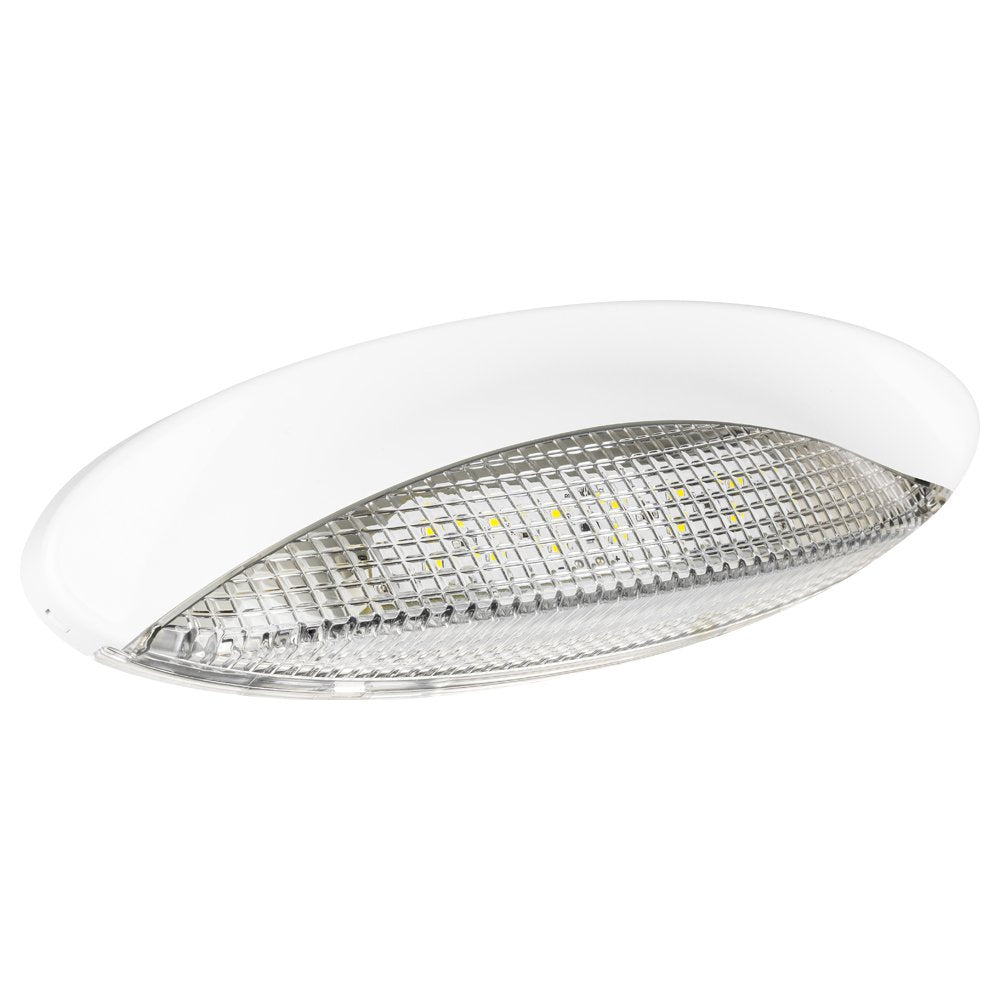 Lumitronics RV LED-Euro Style Porch Light - Clear Lens (White)