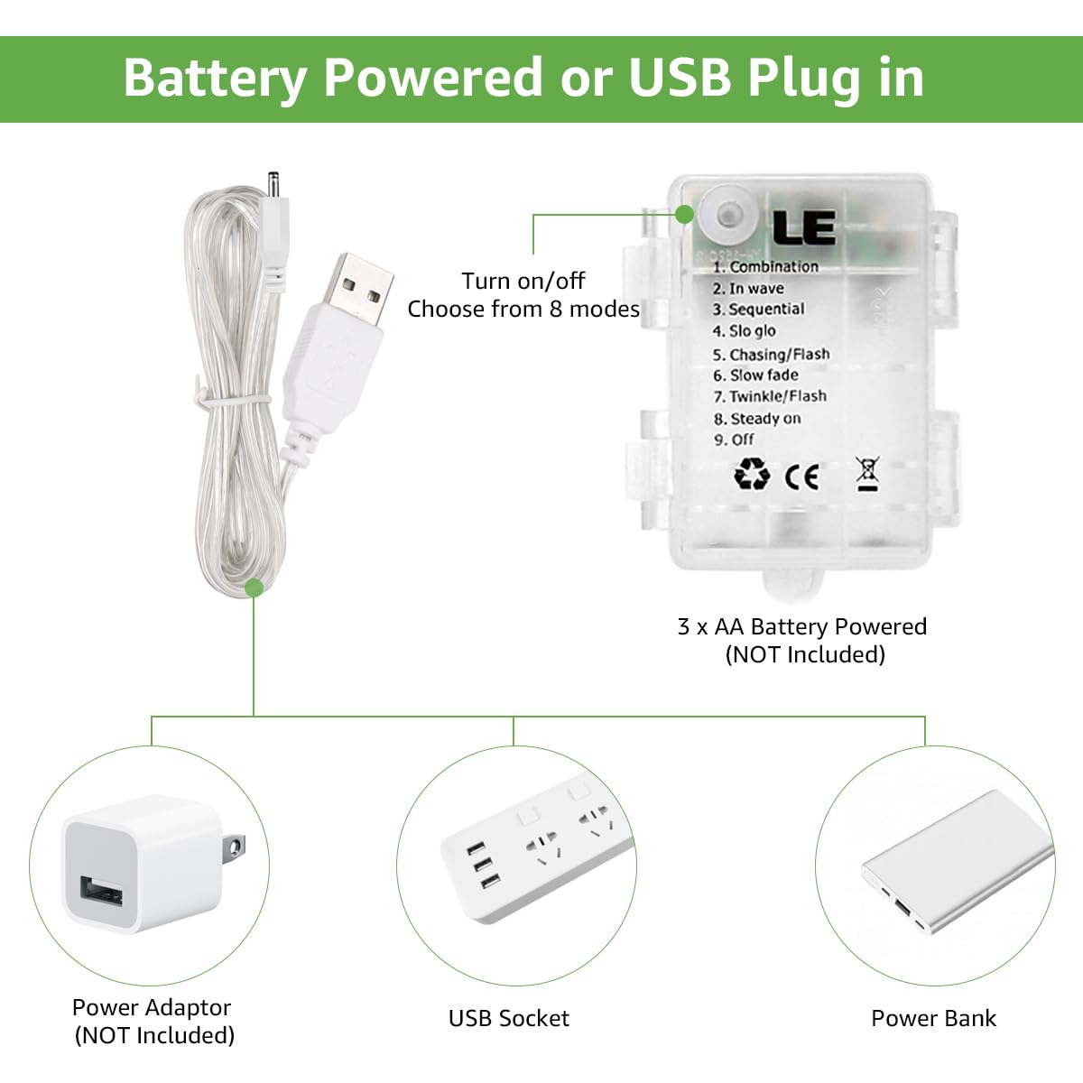 Le Fairy Curtain Lights Battery Operated & Usb Plug In, Remote 10 X 10 Ft Hanging String Lights For Bedroom Wall, 300 Led Indoor Outdoor Twinkle Lights For Wedding Party Backdrop Tent, Patio, Gazebo