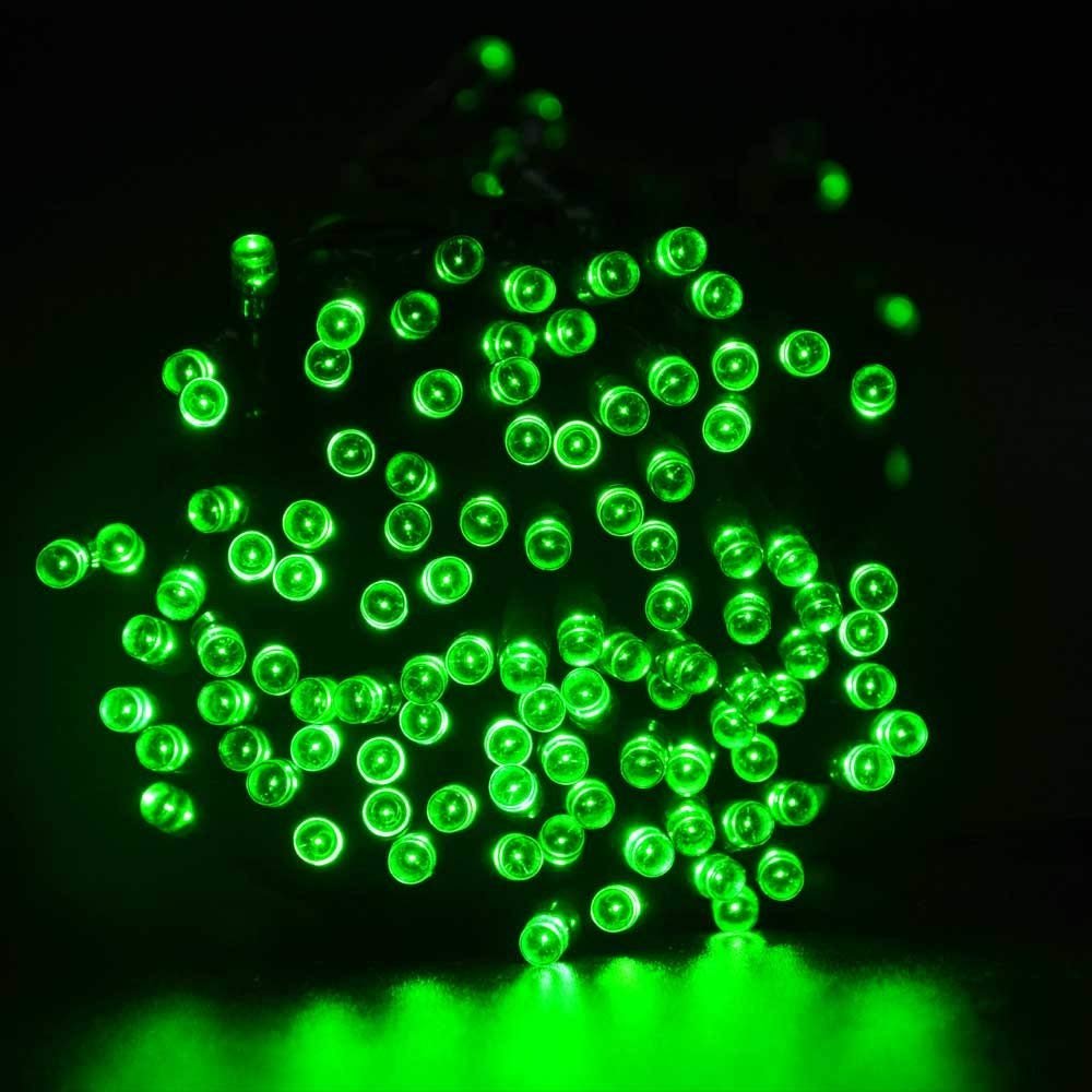 Joomer Green Battery Christmas Lights, 66Ft 200Led Fairy Lights Battery Operated Timer 8 Modes Waterproof For Outdoor Home Garden Party Holiday Christmas Trees Decoration