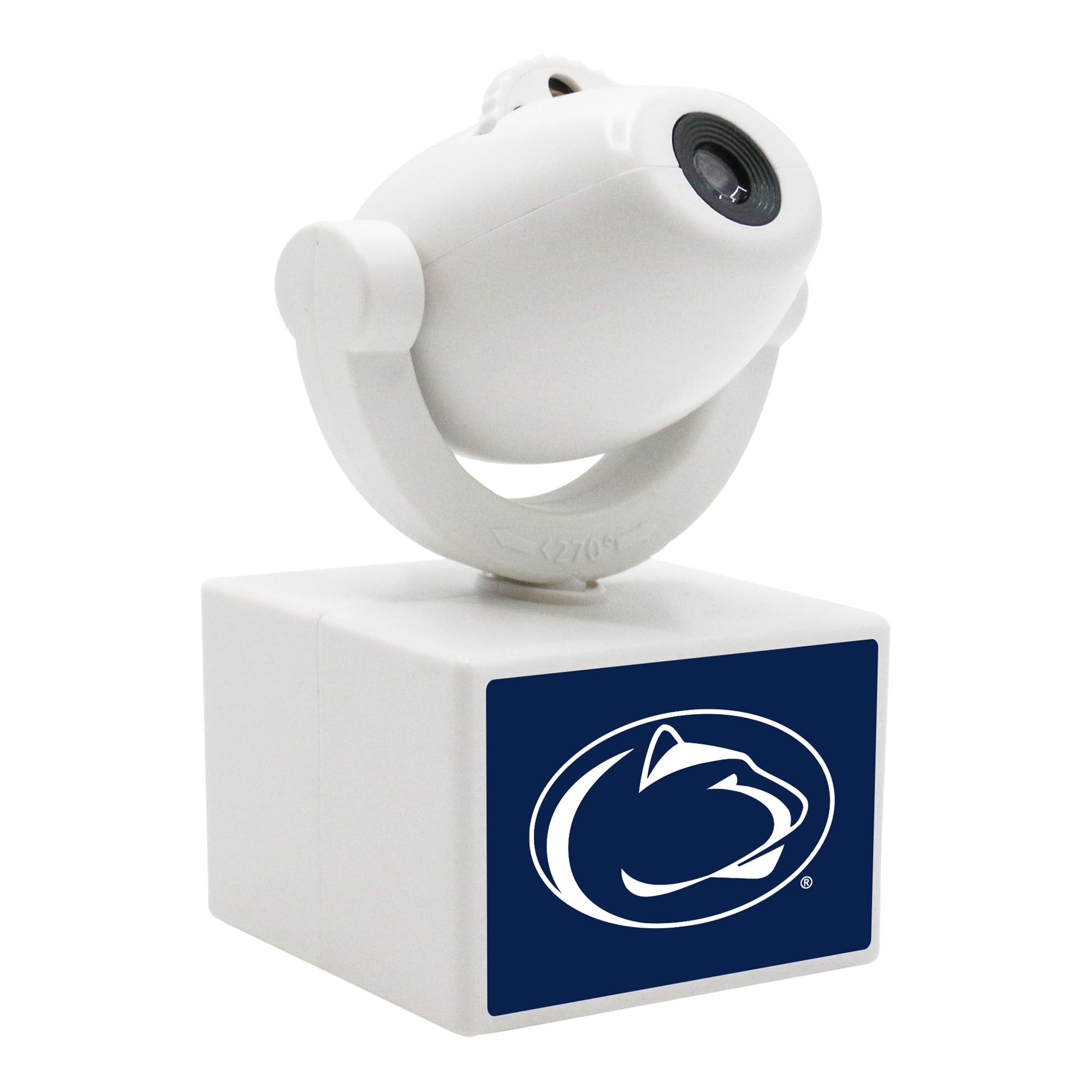 Sporticulture NCAA American Football Penn State Nittany Lions - Adjustable Led Mini Spotlight Projector with 6 Team Logo Designs - Portable & Rechargeable Spotlight - Battery-Operated - 4.37  x 3.12 