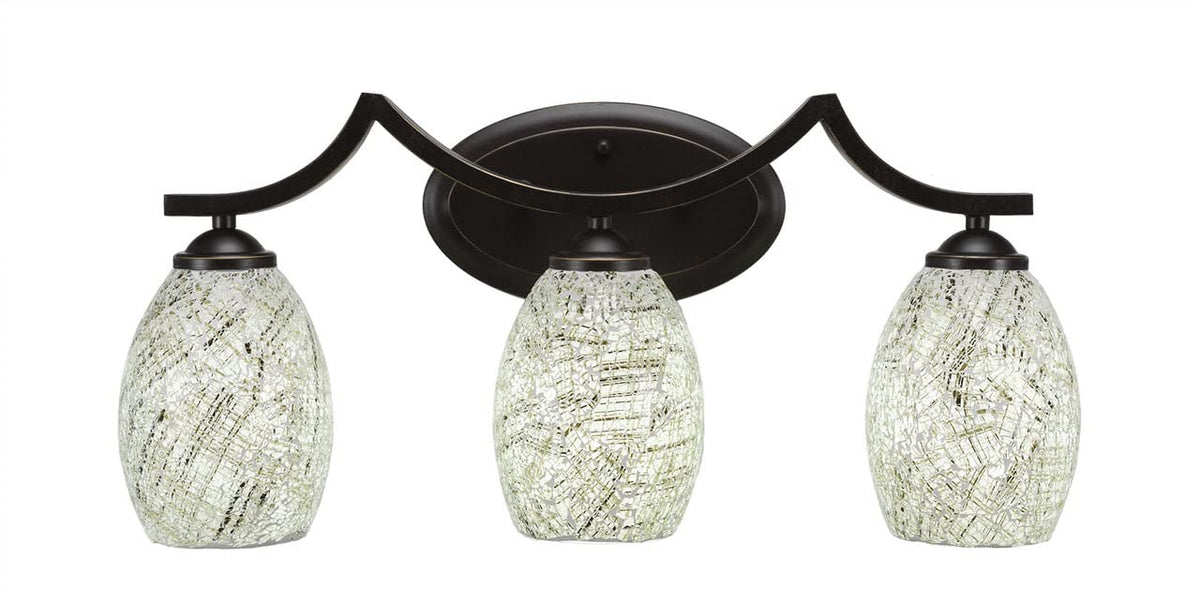 Zilo 3 Light Bath Bar In Dark Granite (553-Dg-5054)