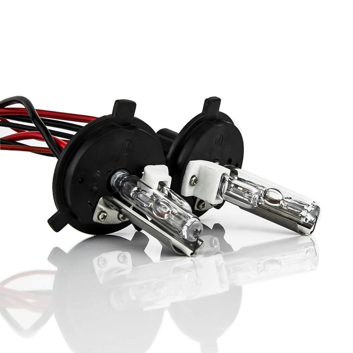 Xentec H4 Hi/Lo HID Xenon Bulb - 8000K Iceberg Blue - 1 Pair with Hi-beam Halogen (HB2/9003)