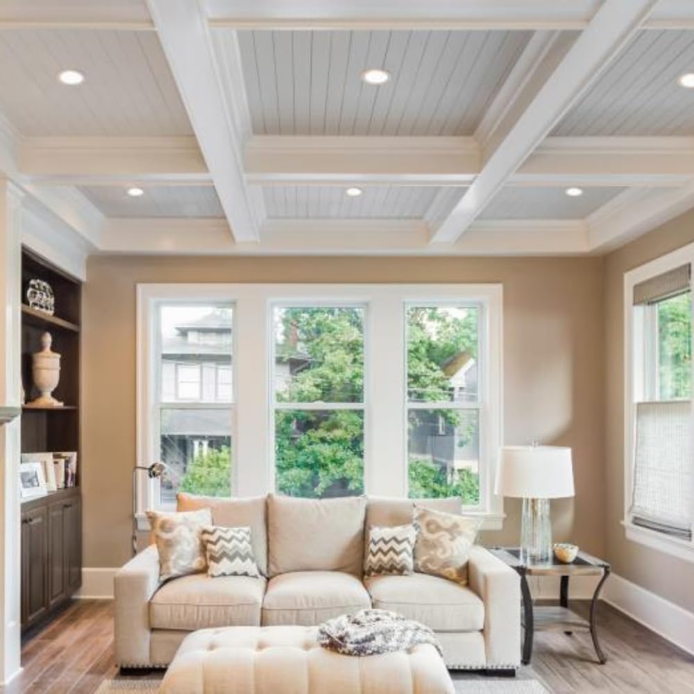 3-Inch Led Recessed Downlight, Dimmable, 7W=75W, 560 Lm, E26 Base, Cct Color Temperature Selectable 2700K | 3000K | 3500K | 4000K | 5000K, Damp Rated, Simple Retrofit Installation, Ul Listed, 6 Pack