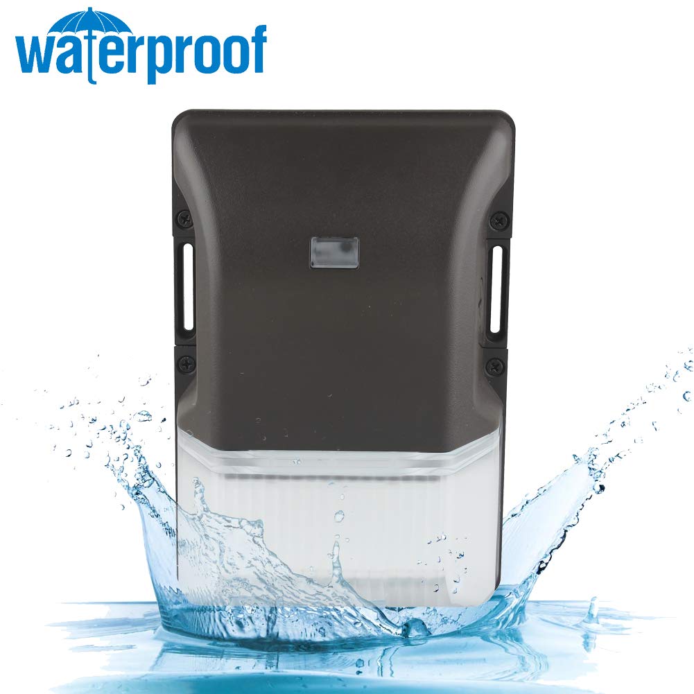 Dephen 30W Led Wall Pack With Photocell, Dusk To Dawn Outdoor Lighting 5000K, 4050Lm Mini Wallpack Light, Ac100-277Vac Ip65 Exte