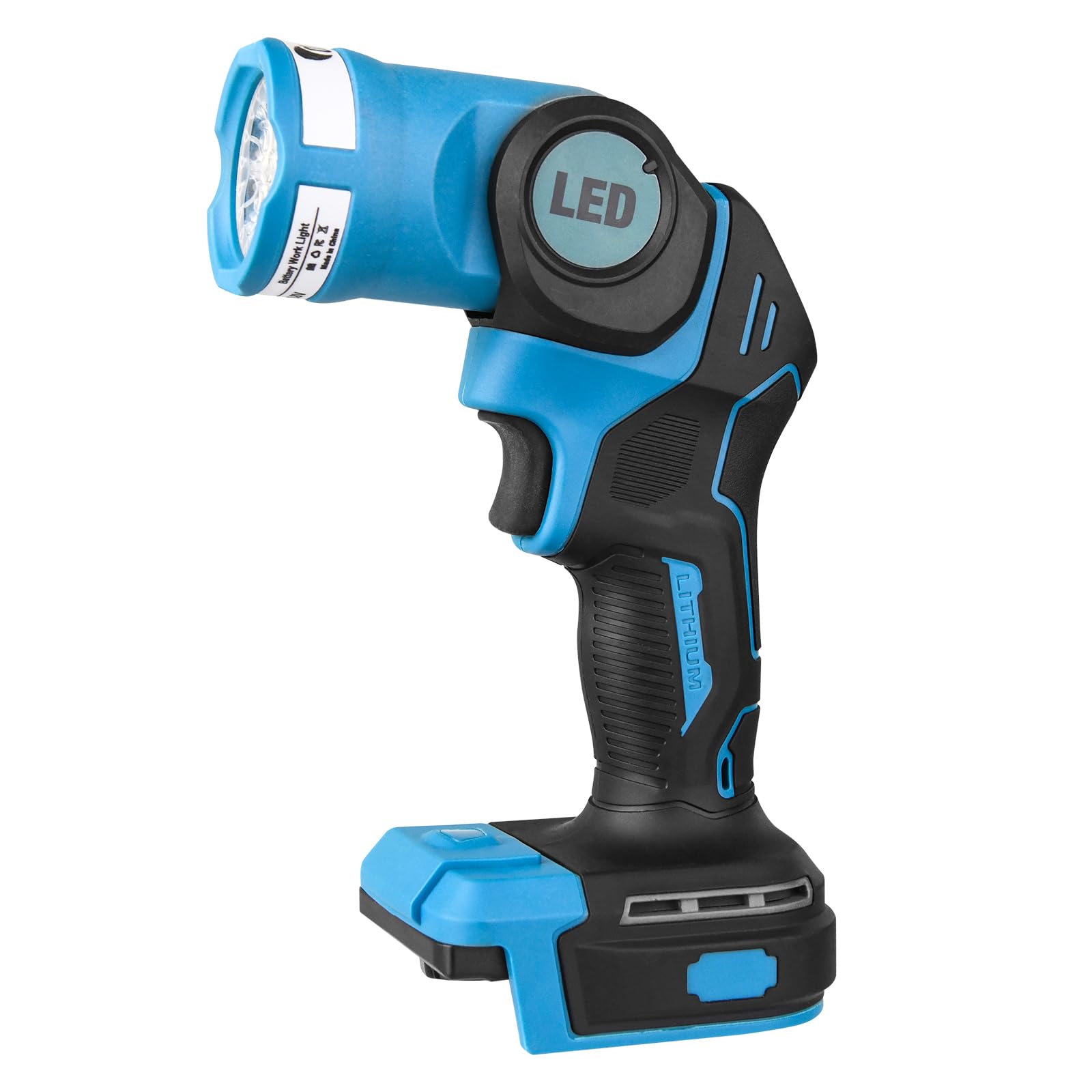 OTYTY LED Work Light for Makita 18V LXT Lithium Battery, 20W 1000LM Portable Cordless Lamp Rechargeable Flashlight, Pivoting Hea