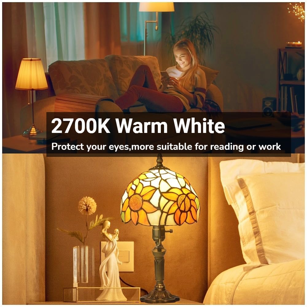 Vvh 3-Way Led Light Bulb 3/7/10W - 30/70/100W Equivalent Warm White 2700K, A19 E26 Base Three Way Light Bulbs For Reading, Table