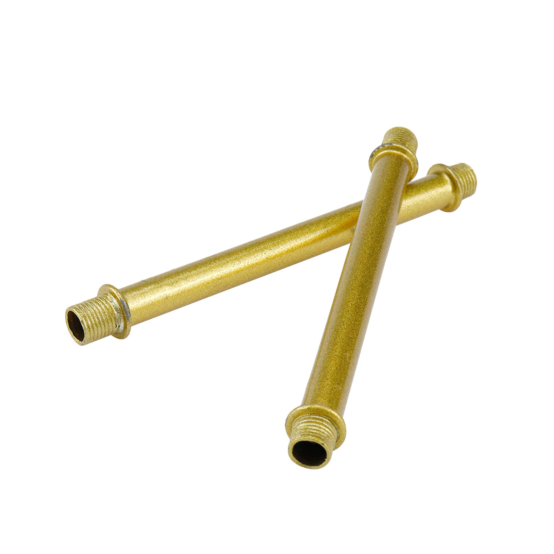 MY MIRONEY Straight Pipe Lamp Stem Kit, 4 Sets, M10 Connector, 4.72in Long, Gold