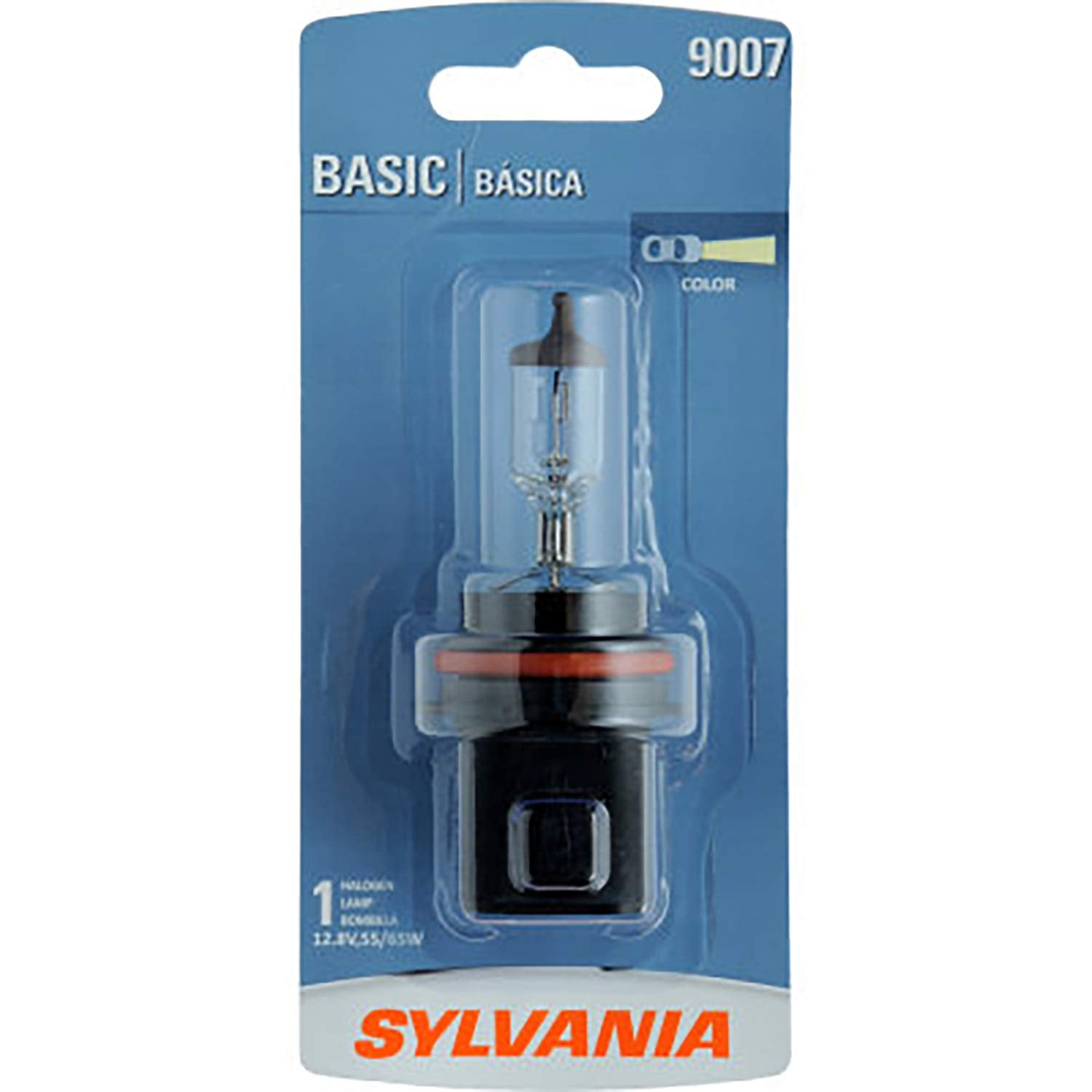 SYLVANIA 9007 Halogen Headlight Bulb - 1 Bulb, Black, for Daytime Running Lights